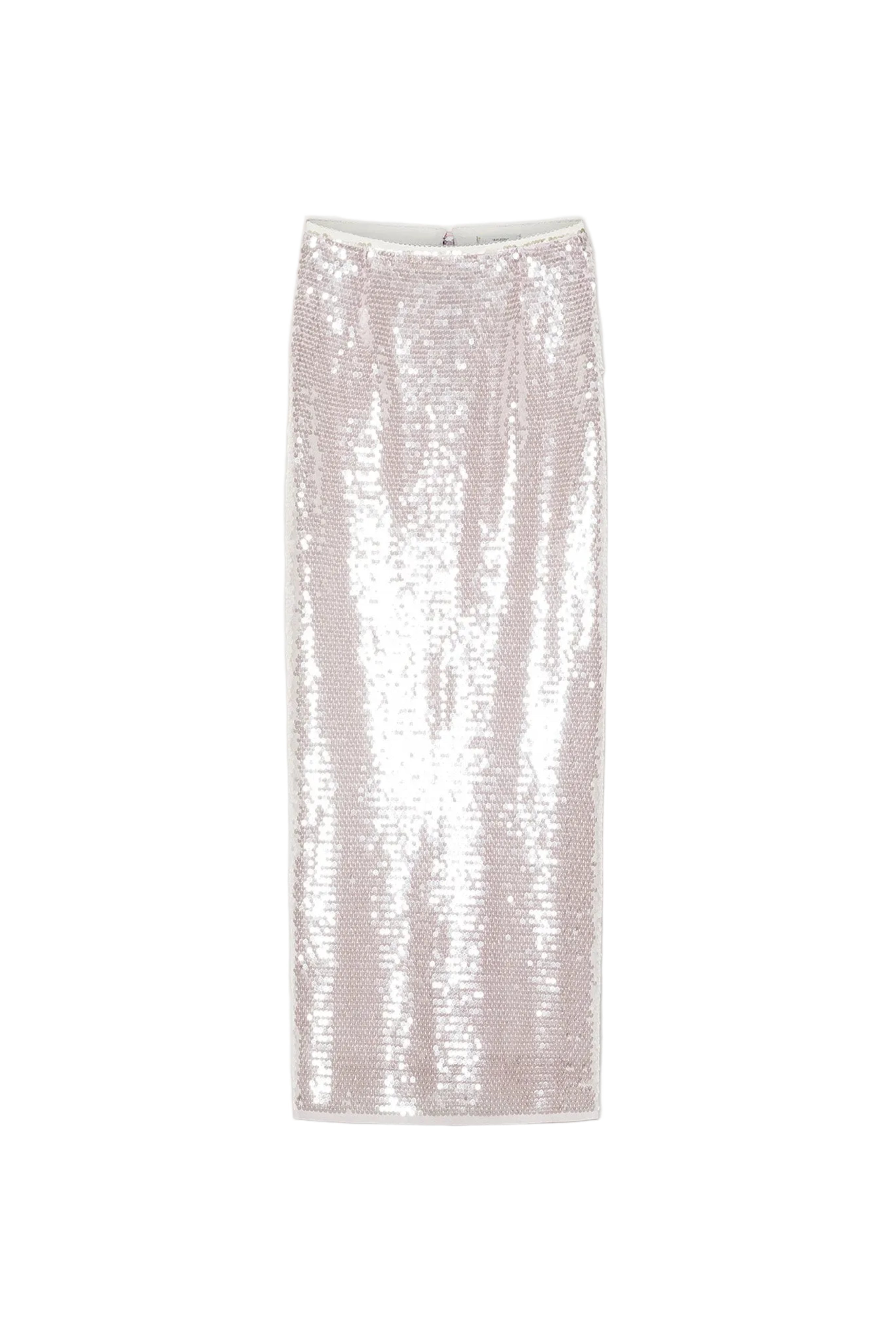 Liquid sequins pencil skirt