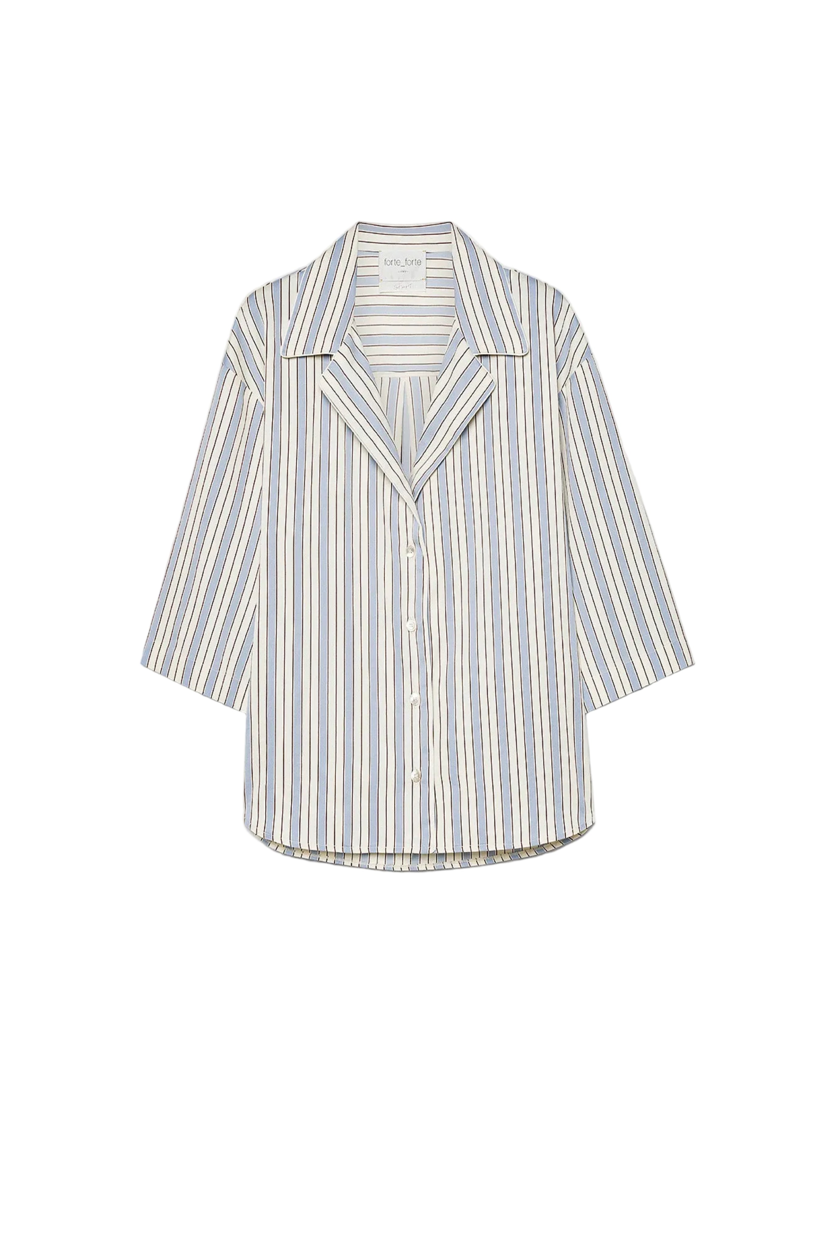 contemporary cotton pinstriped half sleeves shirt