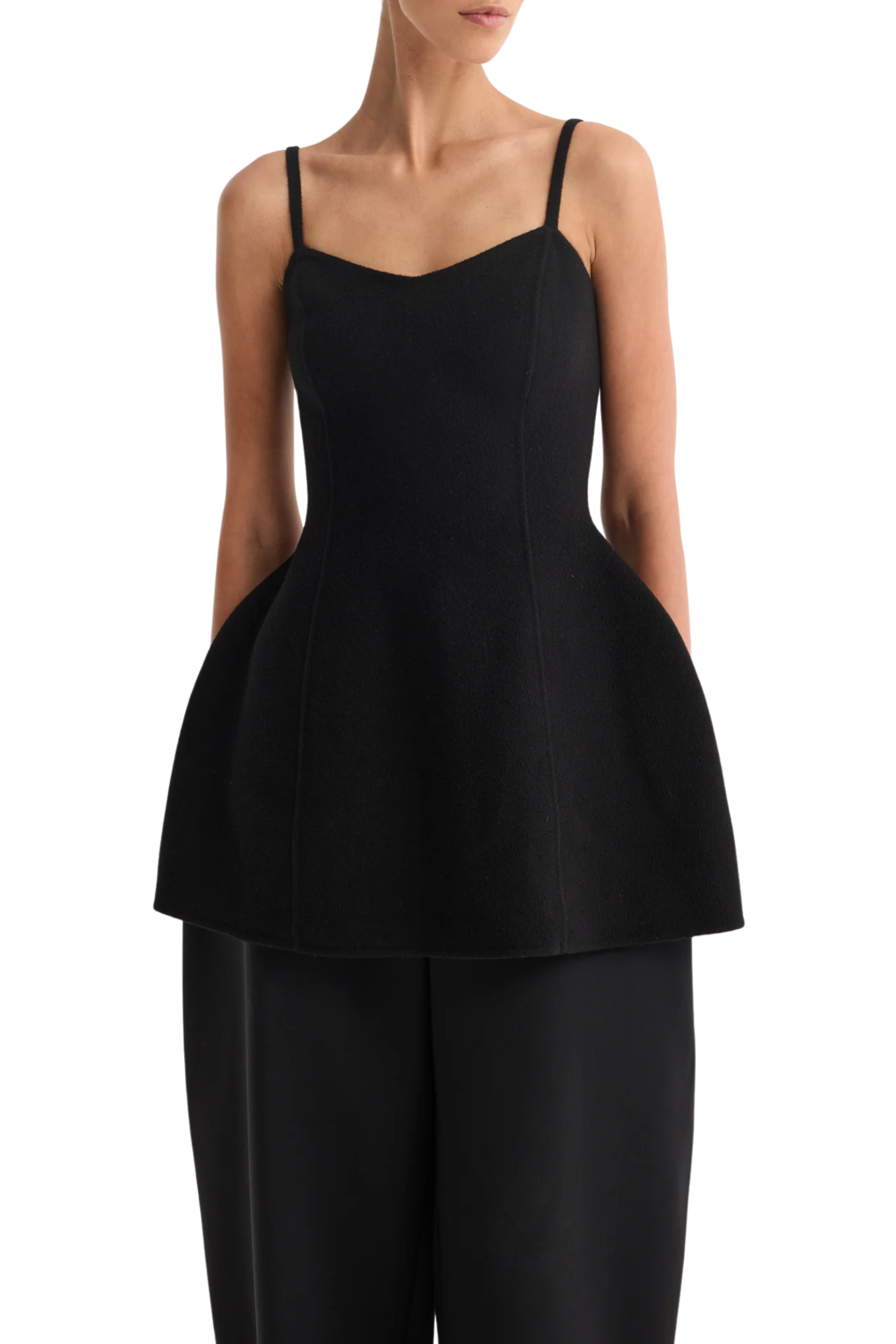 Bustier Double-Faced Top