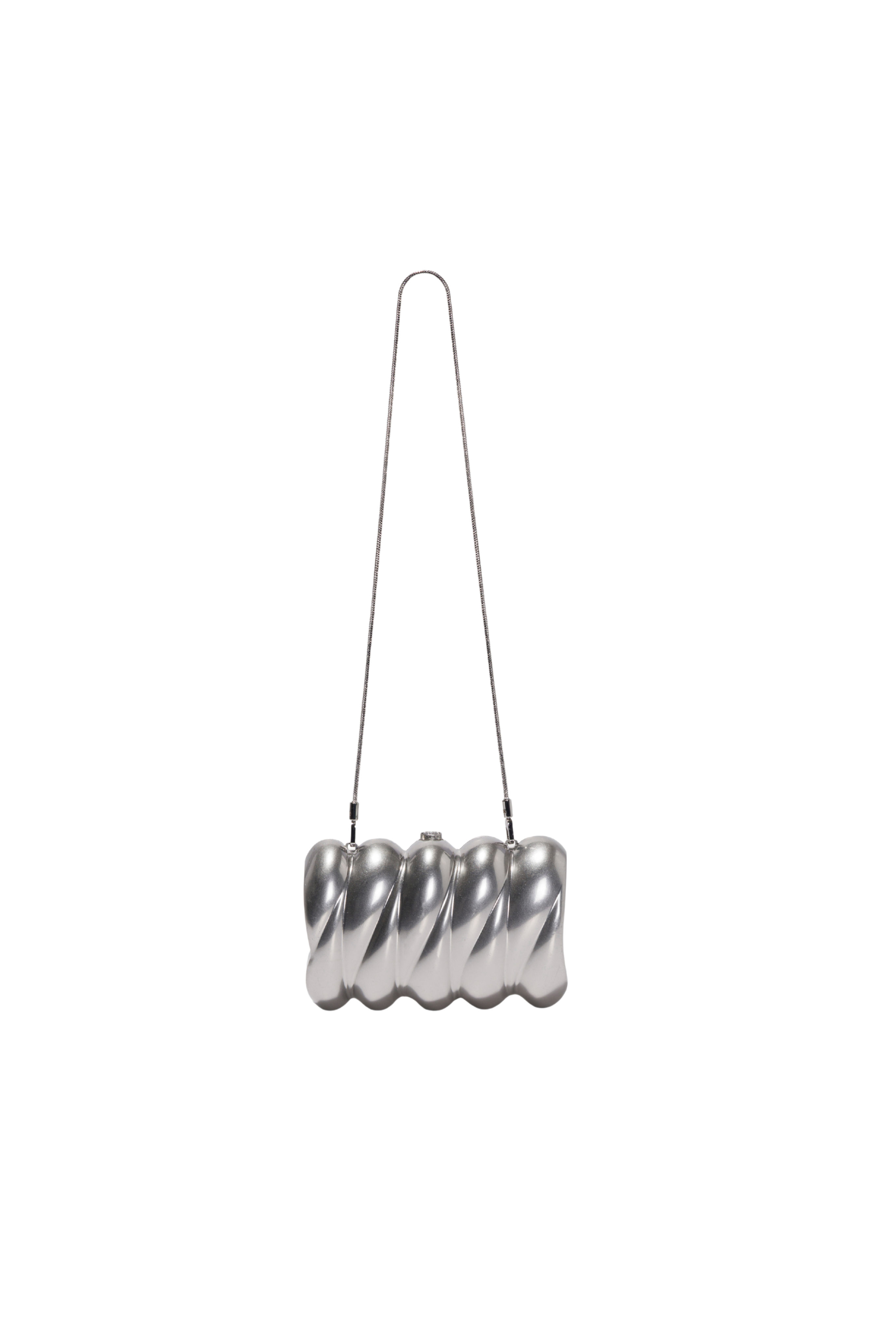 Reya Clutch in Silver