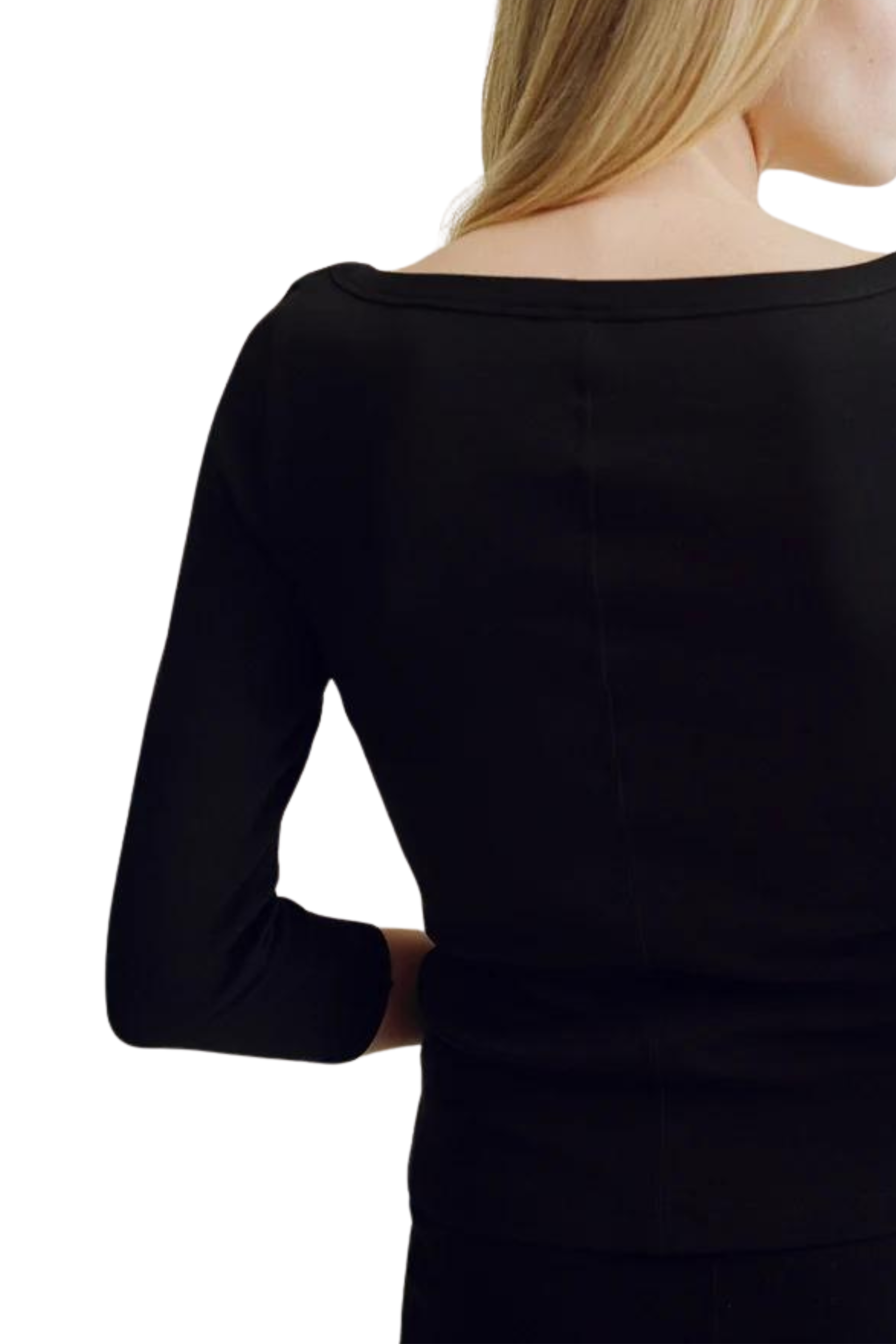 FLORE FLORE Steffi Boatneck Tee in Black