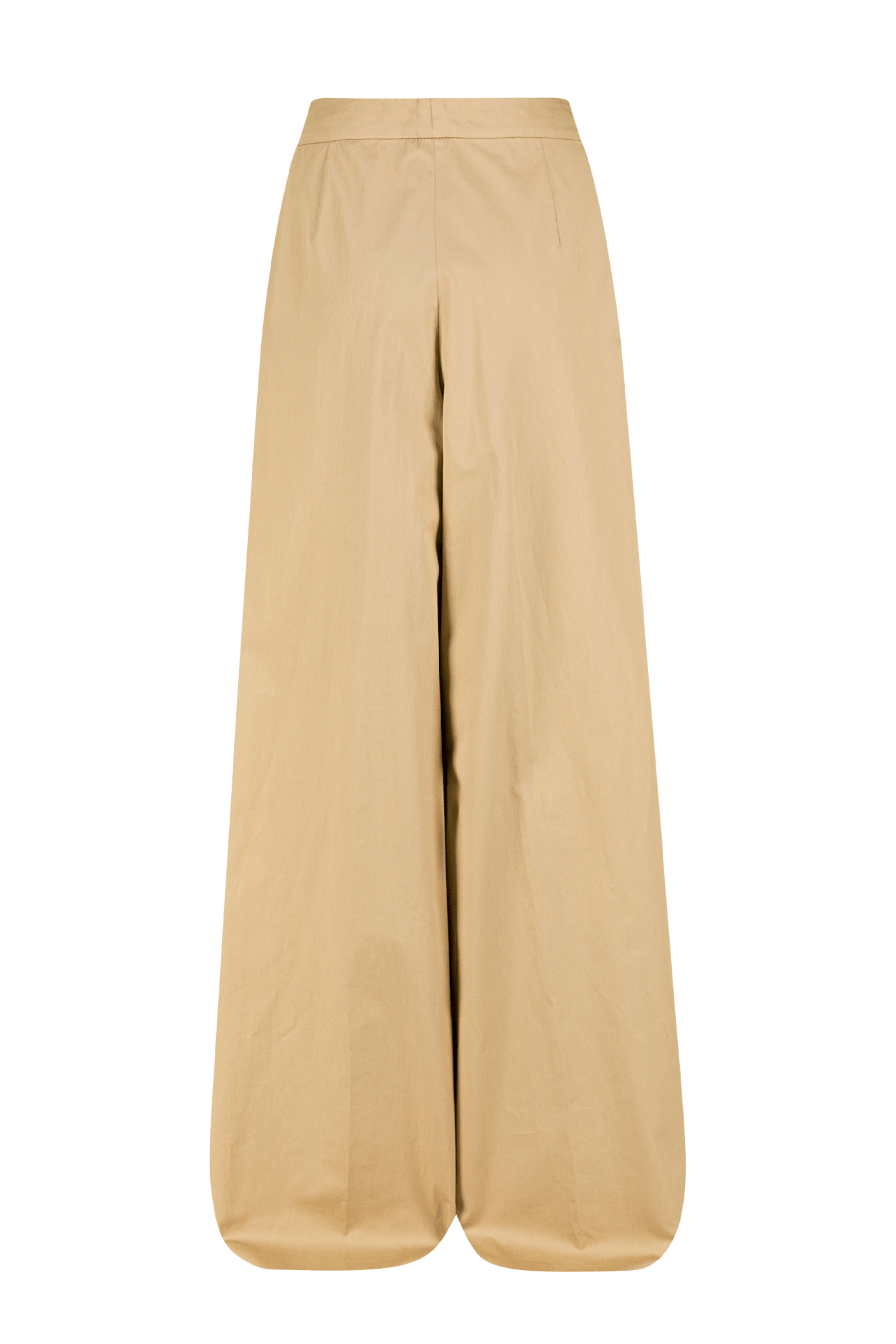 DRIES VAN NOTEN Pamplona Khaki Wide Leg Pants