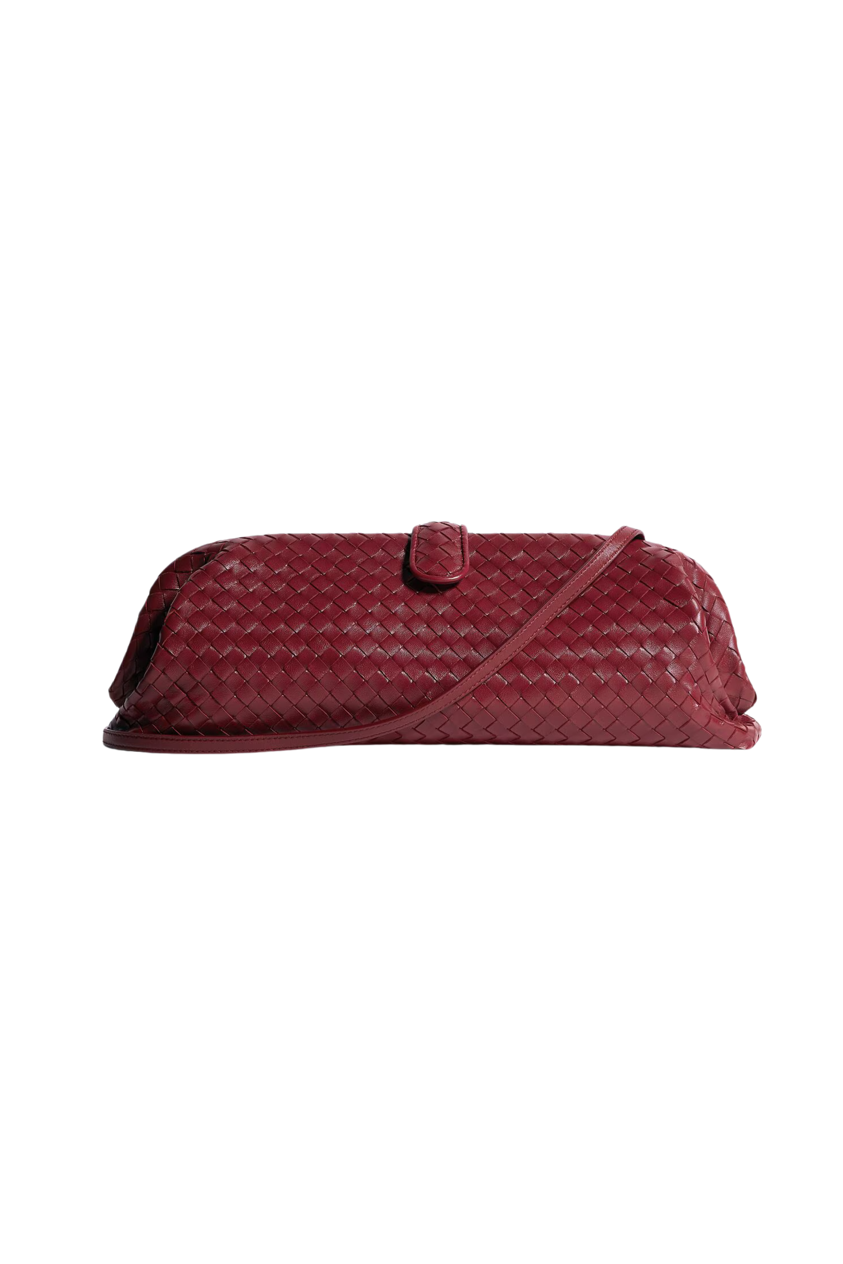 Lauren 1976 Clutch in Lava Red