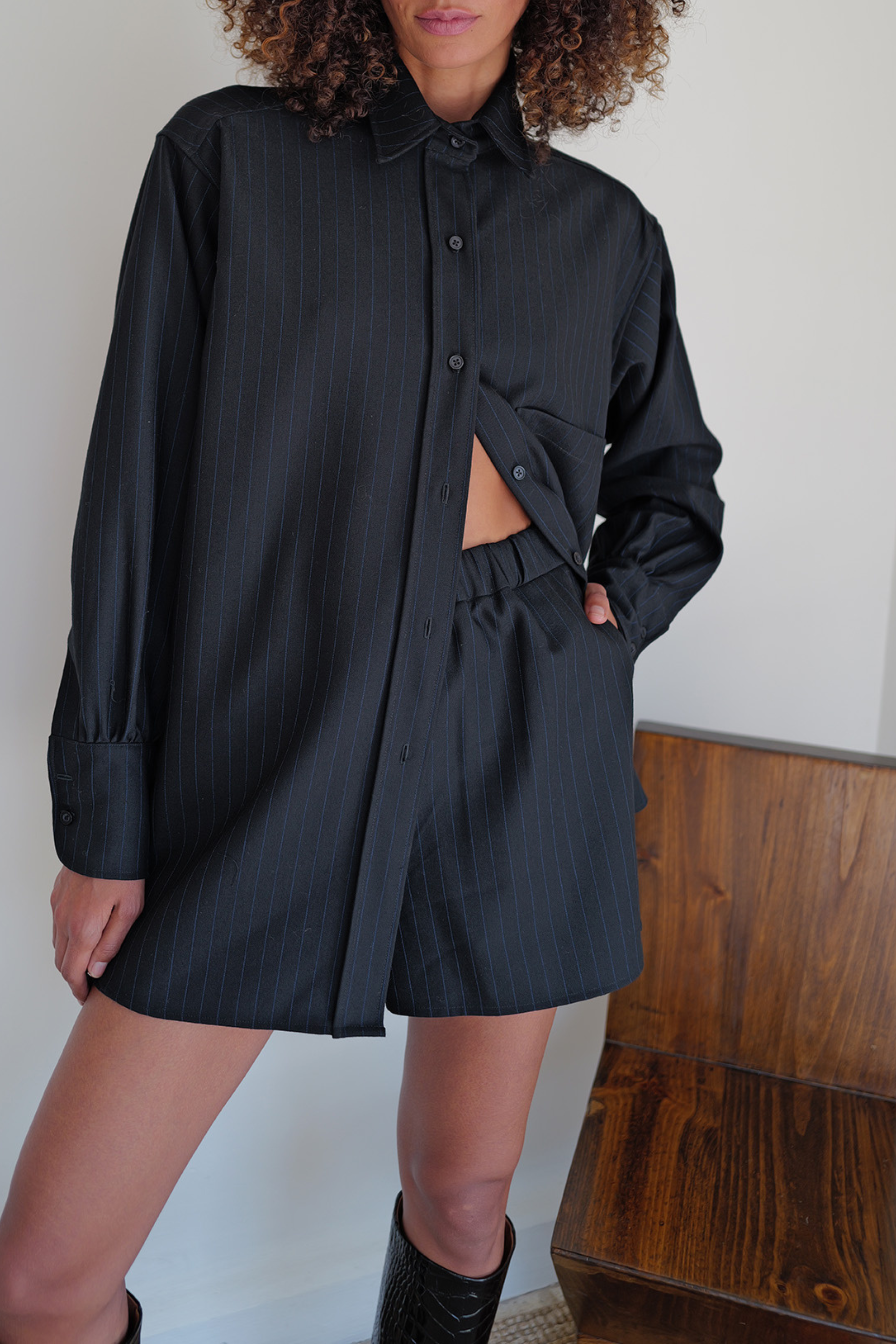Boyfriend Wool Shirt