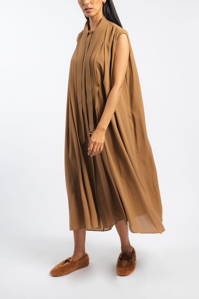 Georgette Trench Tie Dress