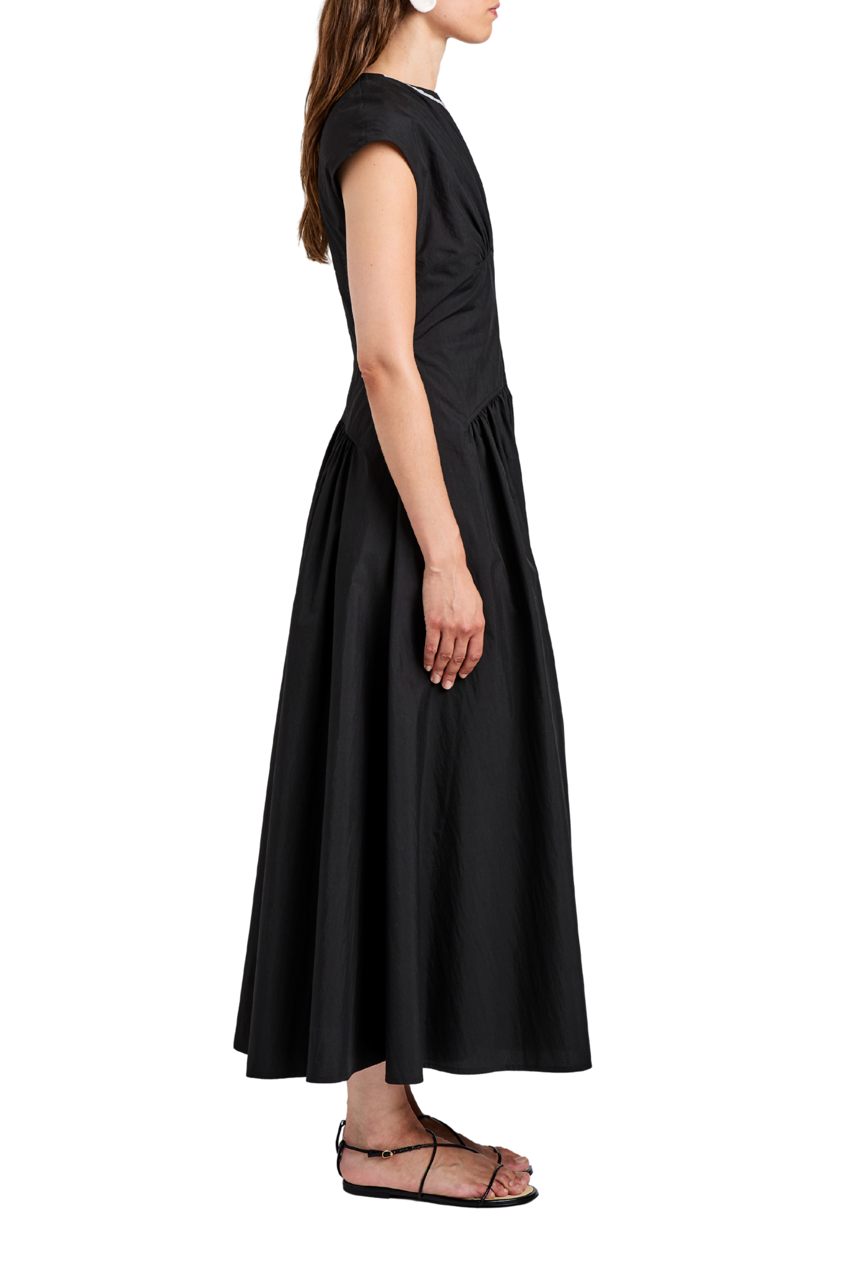 Nyssa Dress In Tech Cotton
