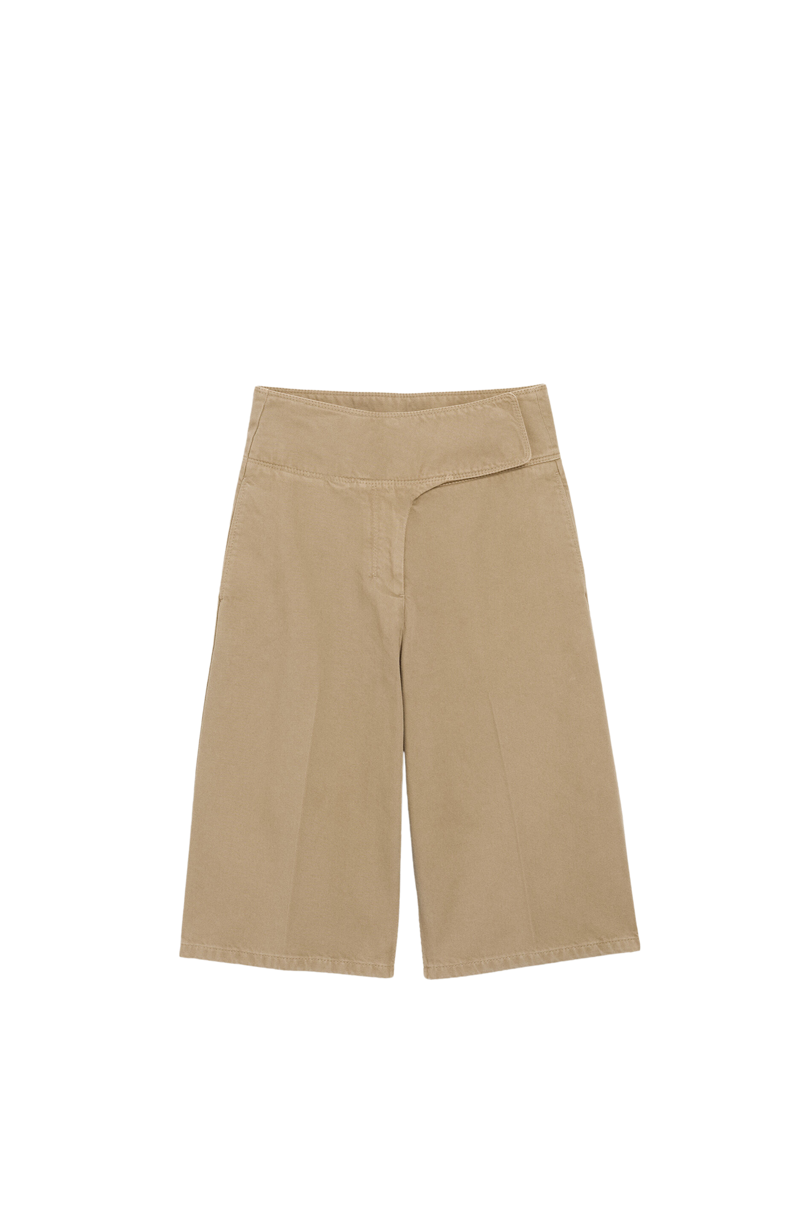 Wrapped Belted Bermuda Shorts