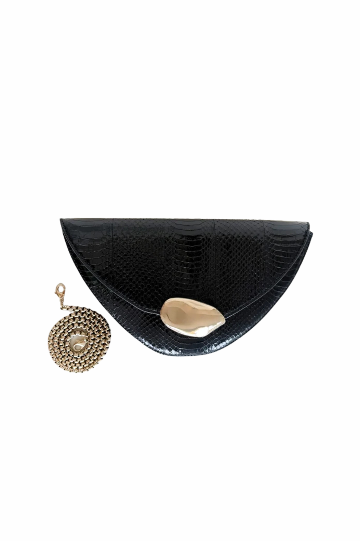 The Orb 2.0 Chain Clutch - Black