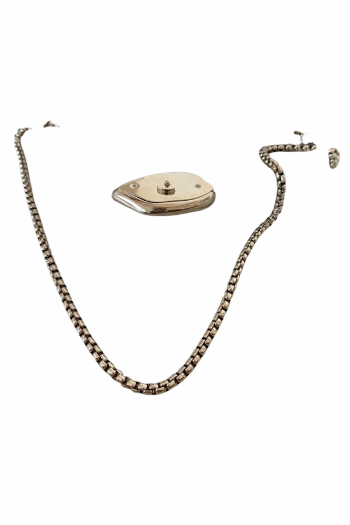 The Orb 2.0 Chain Clutch - Ivory