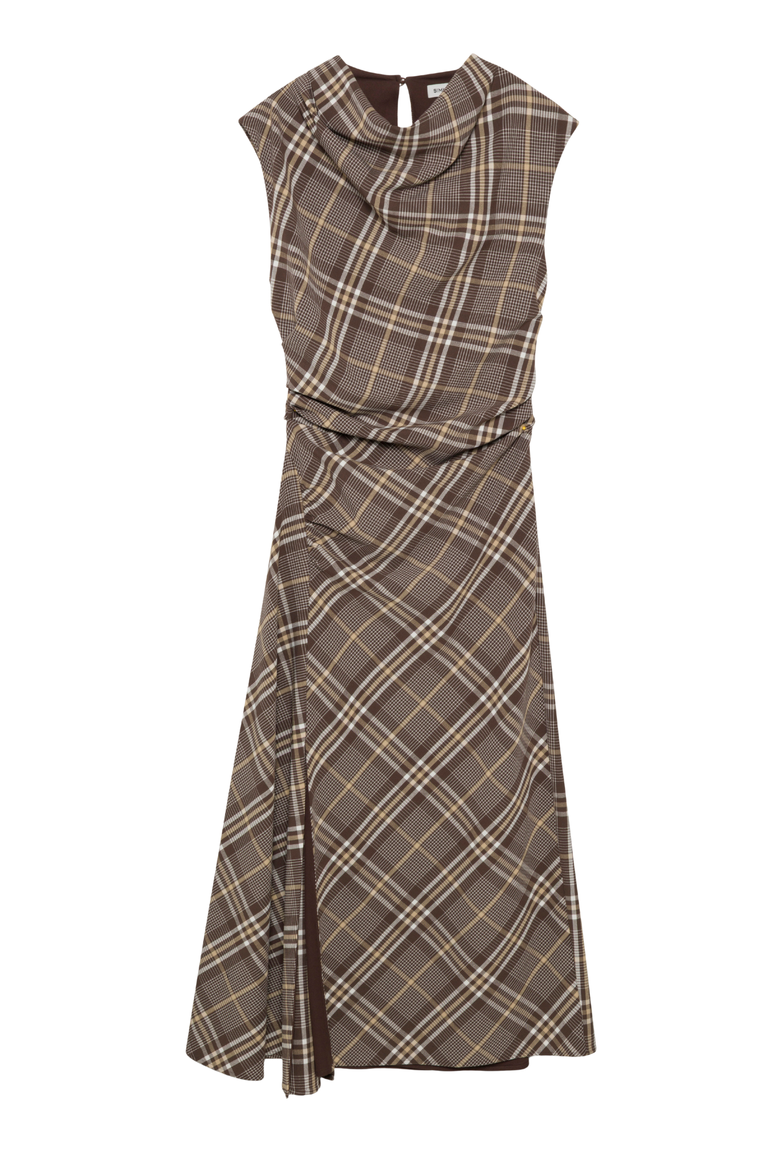 Burke Draped Midi Dress