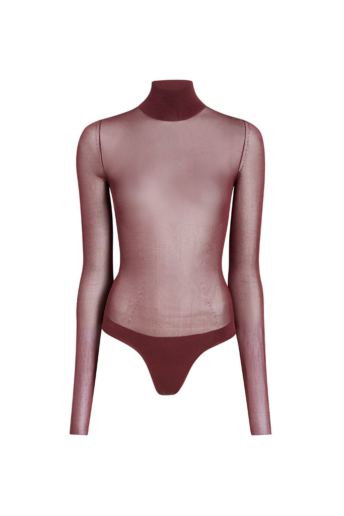 KHAITE Tallin Sheer Bodysuit