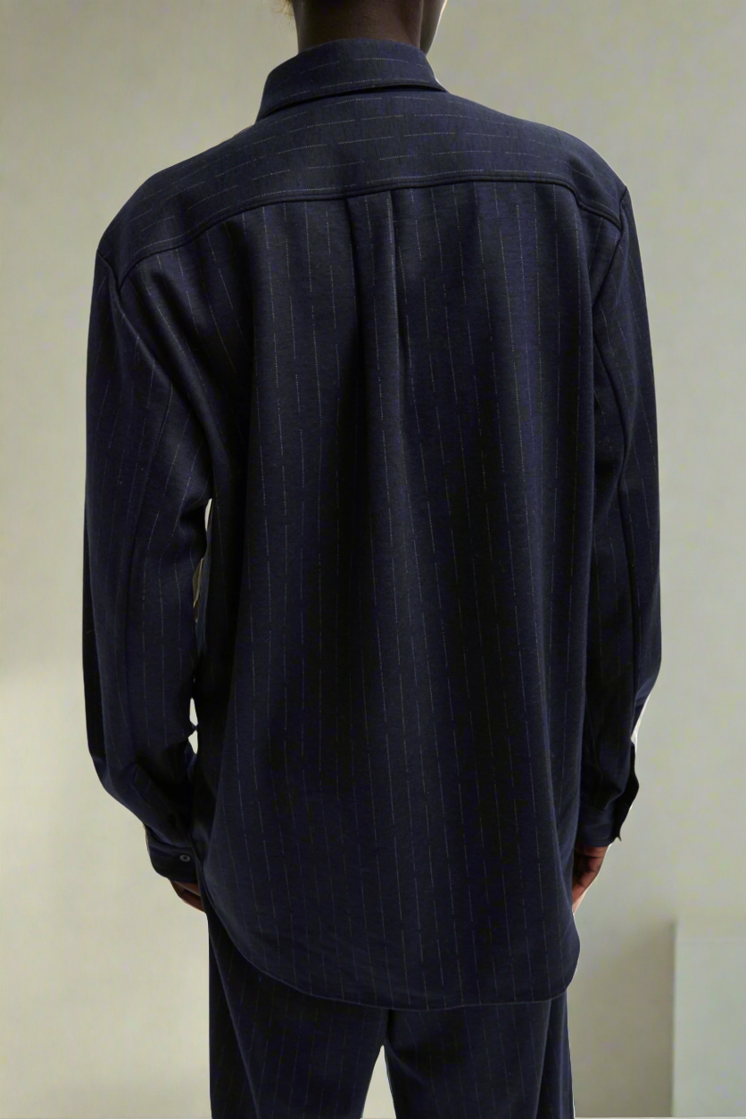 TIBI Pinstripe Classic Shirt