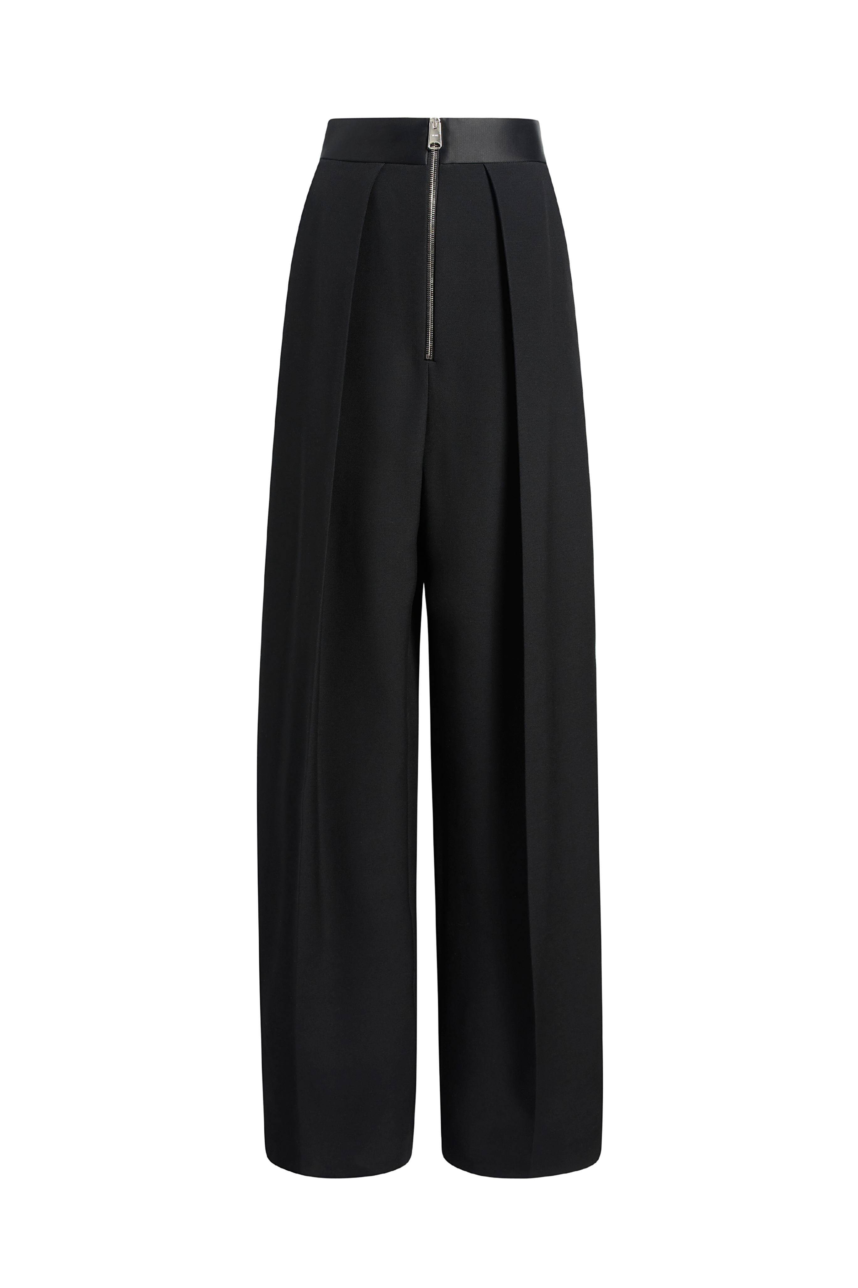 KHAITE Black Marine Wide Leg Pants