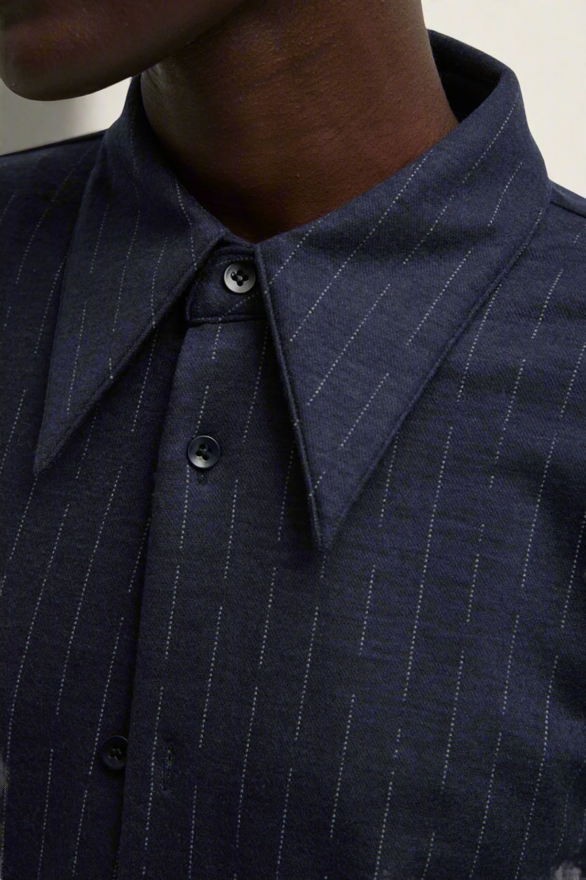 TIBI Pinstripe Classic Shirt