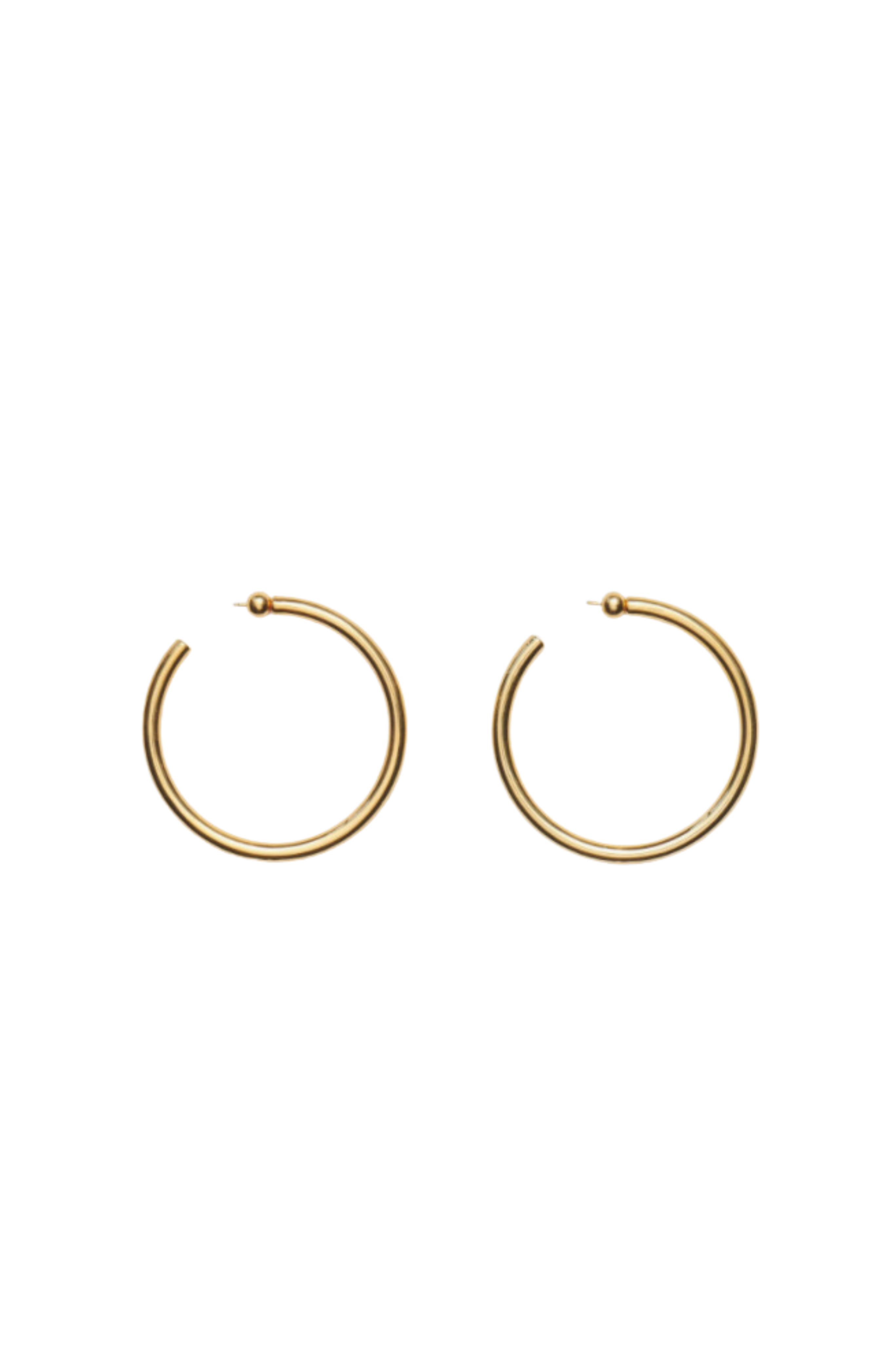 Gold Large Everyday Hoops