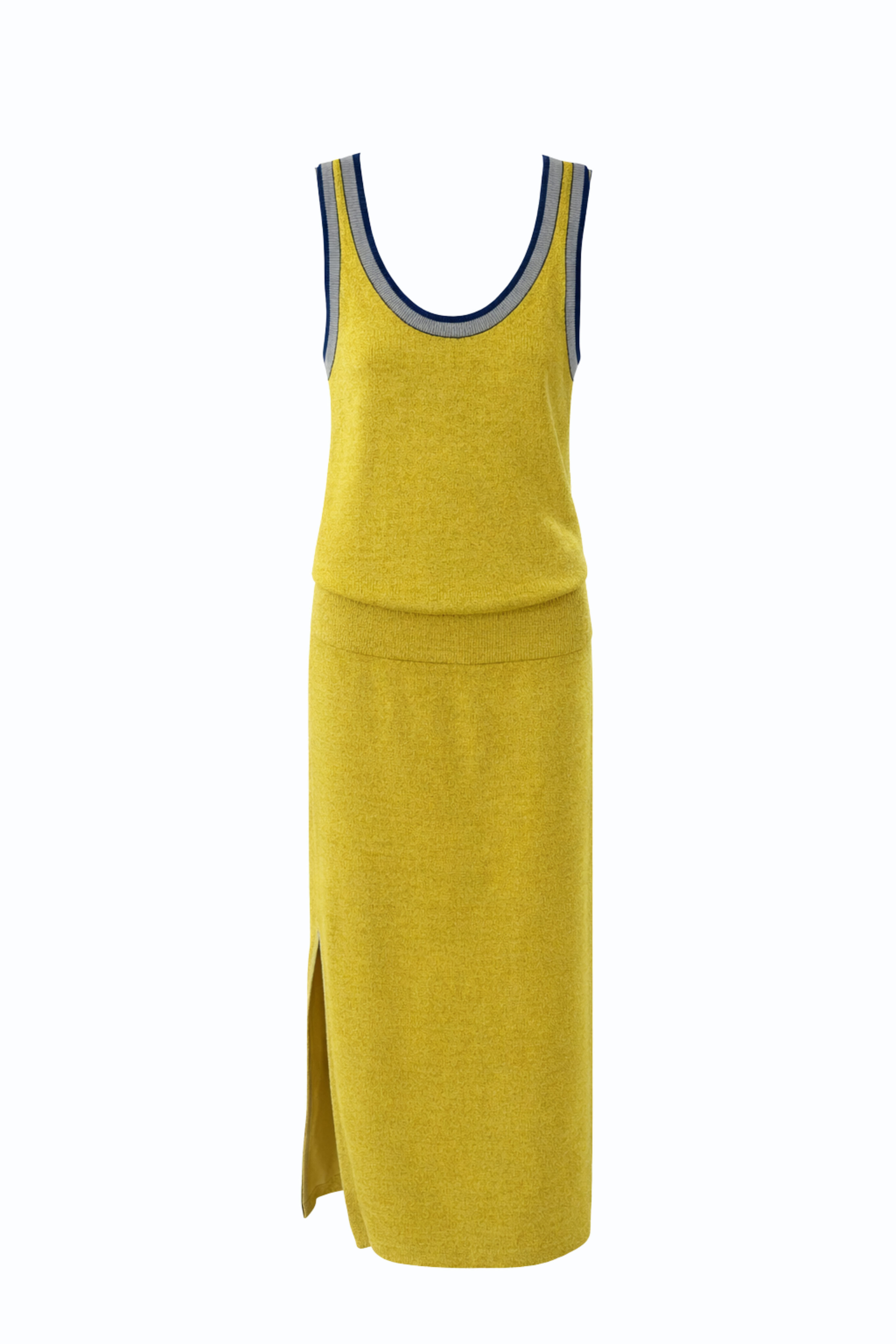 Blouson Tank Knit Maxi Dress