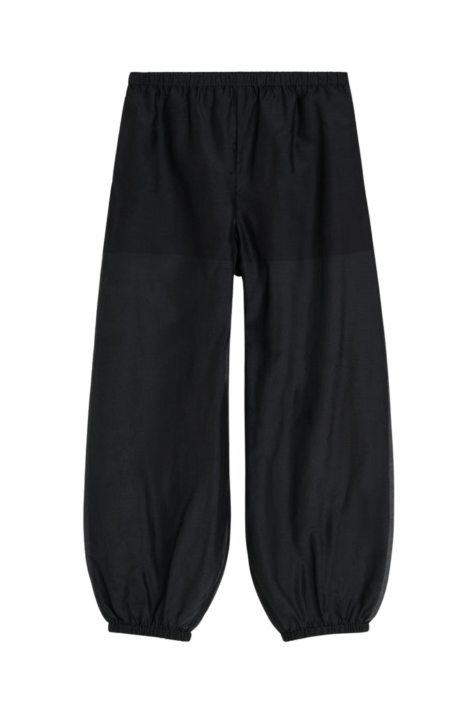 Lumas Silk Organza Trousers - Black