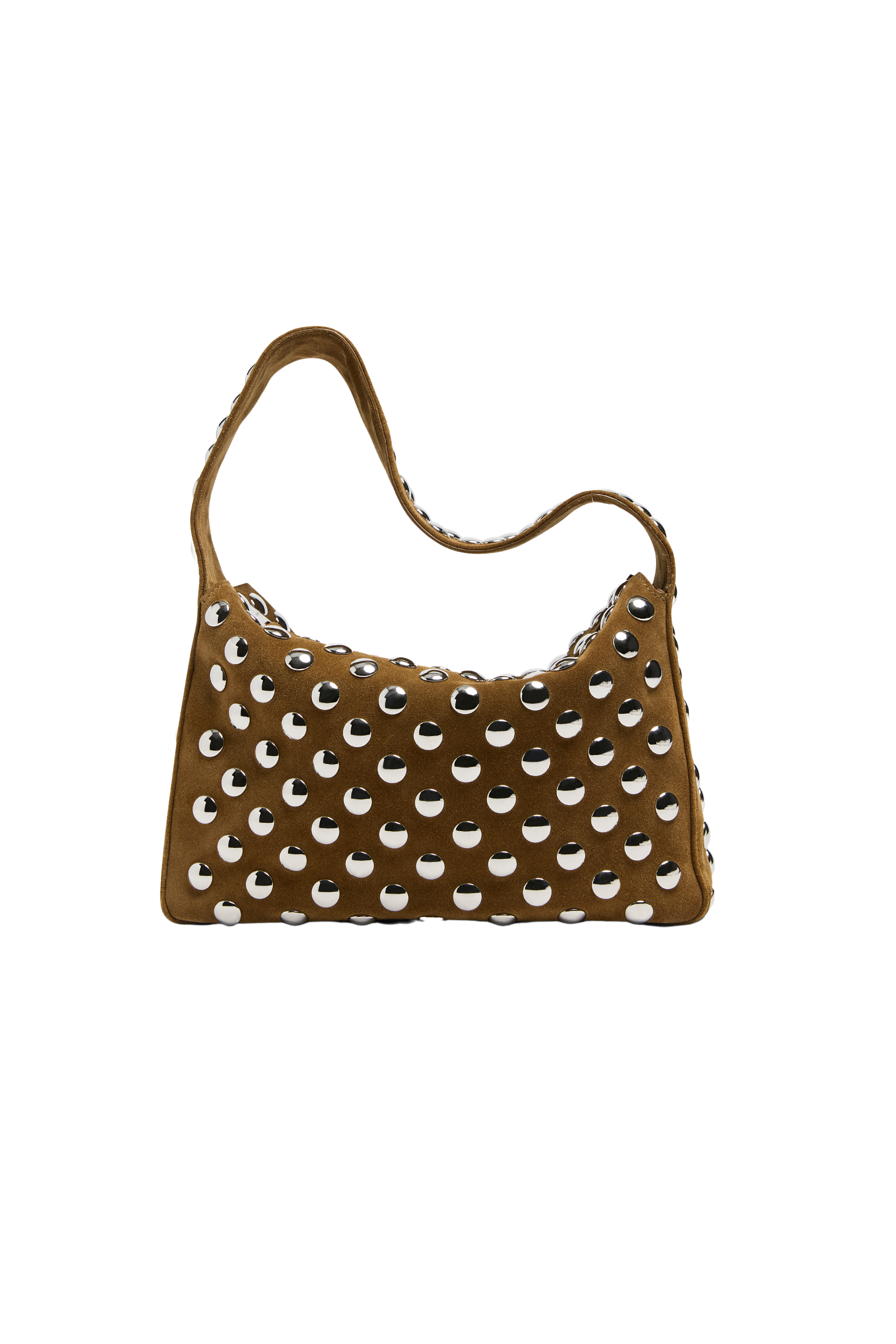 Elena Suede Studded Bag