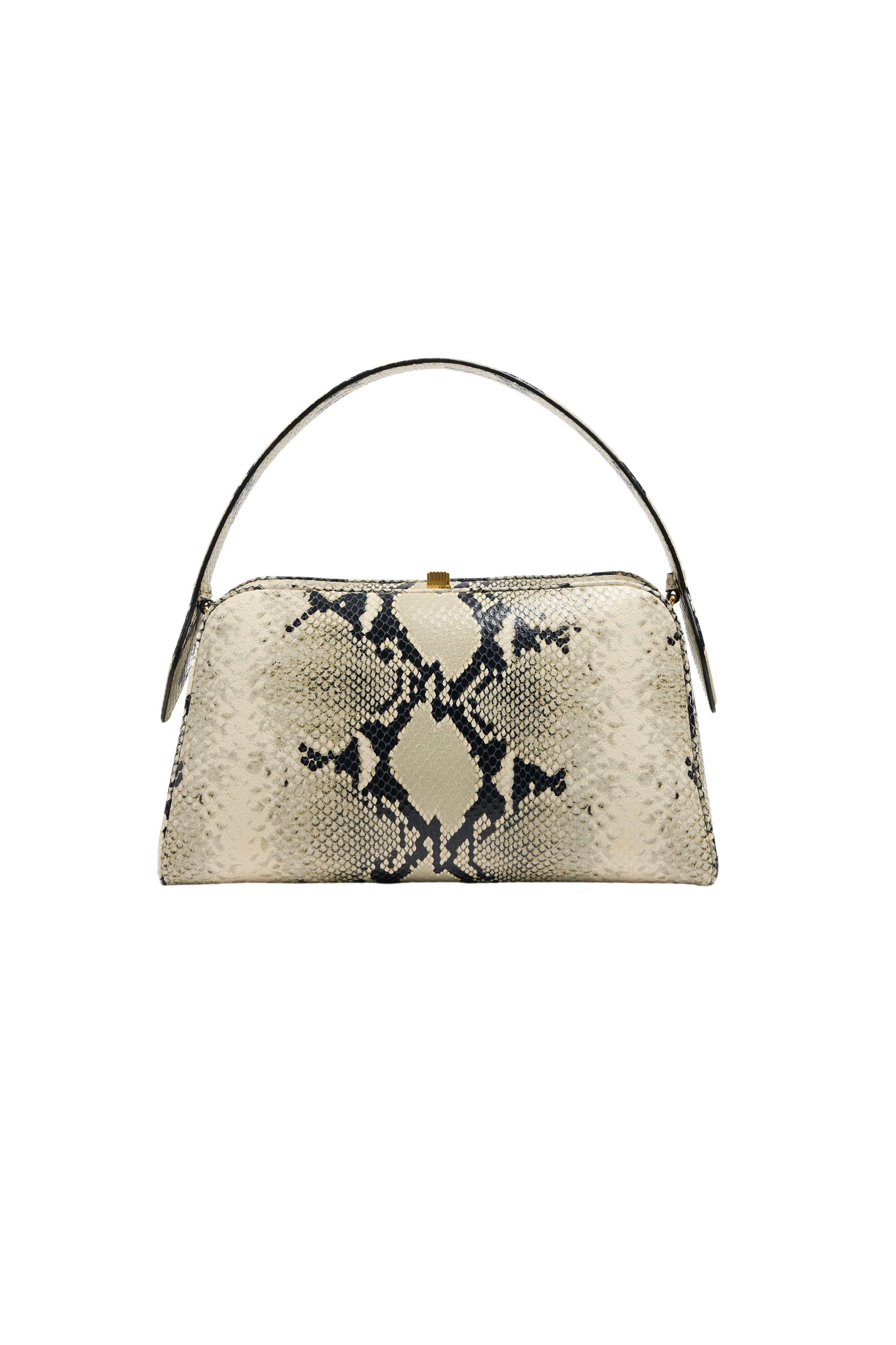 KHAITE Cate Embossed Python Bag