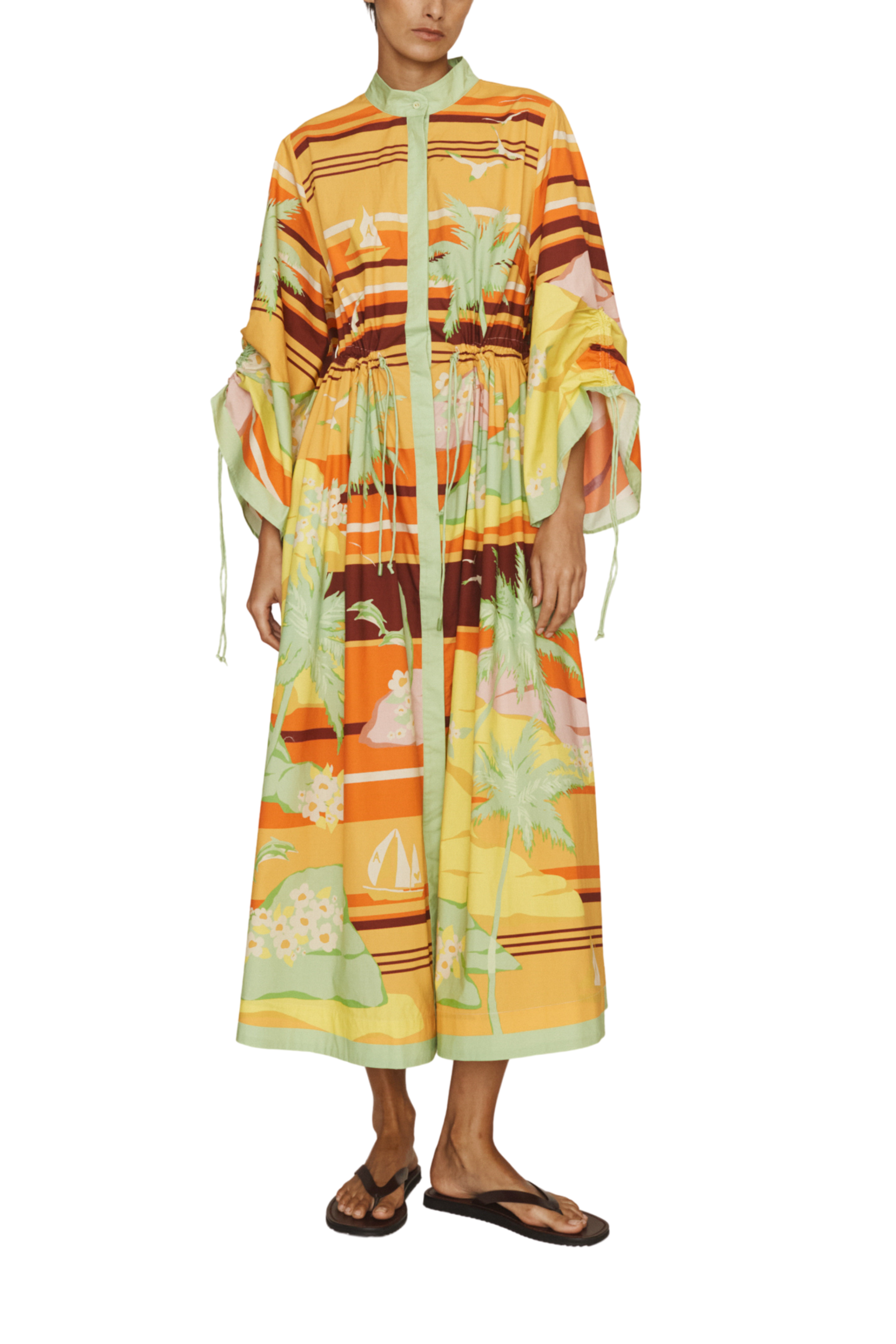 Palm Island Shirtdress