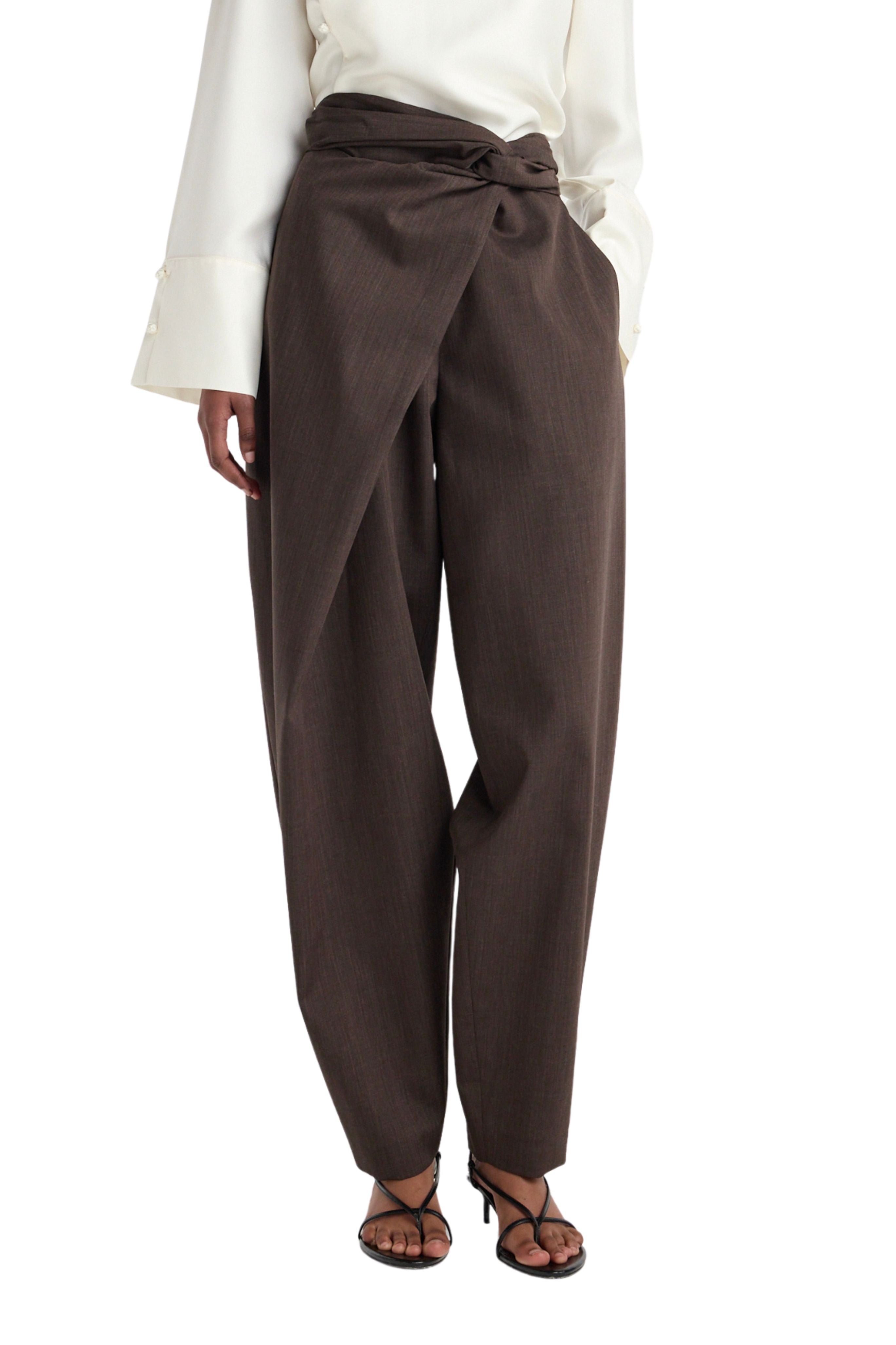 Sarong knot trousers