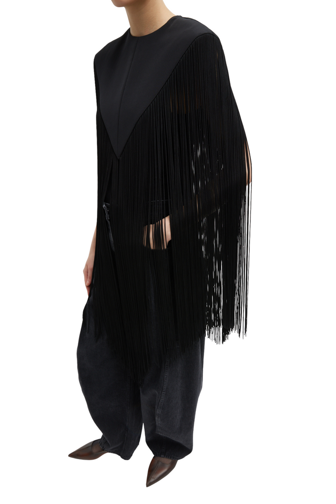 4 Ply Silk Fringe Cape