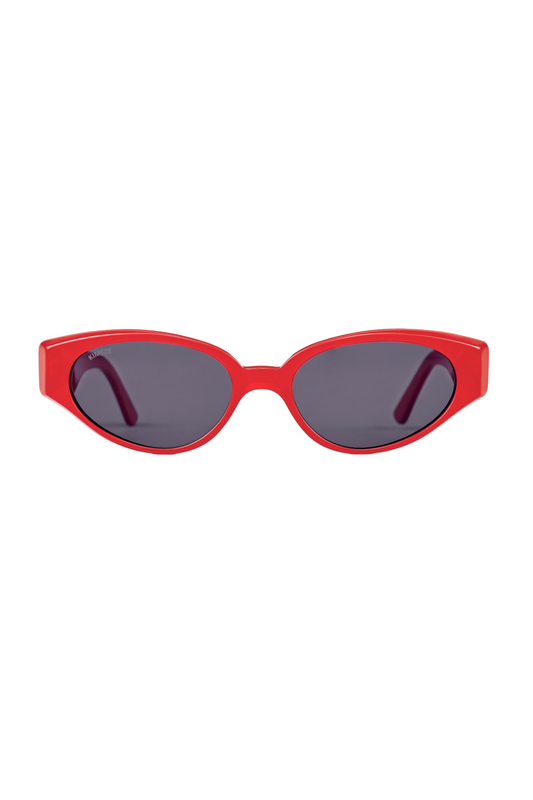Gabriel II Sunglasses in Transparent Red
