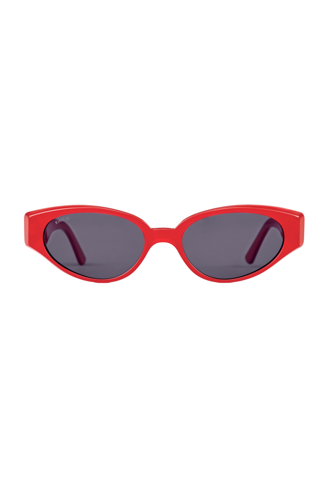 Gabriel II Sunglasses in Transparent Red