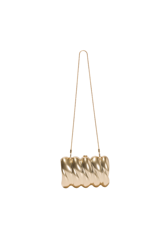 Reya Clutch in Gold