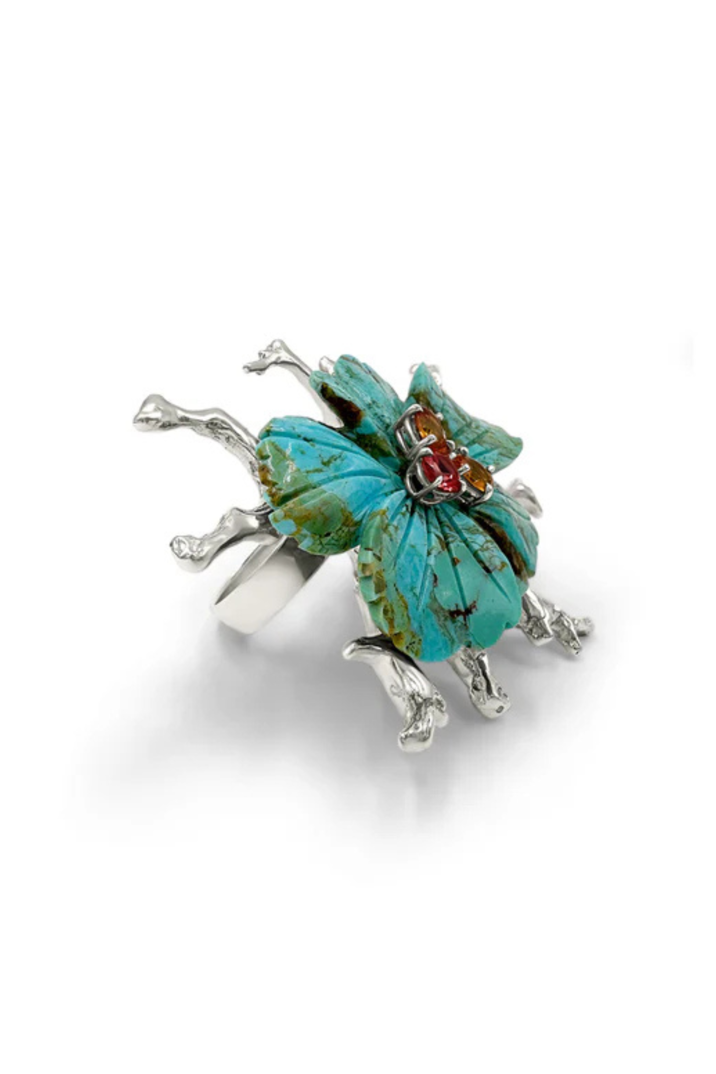 Turquoise Flower Ring