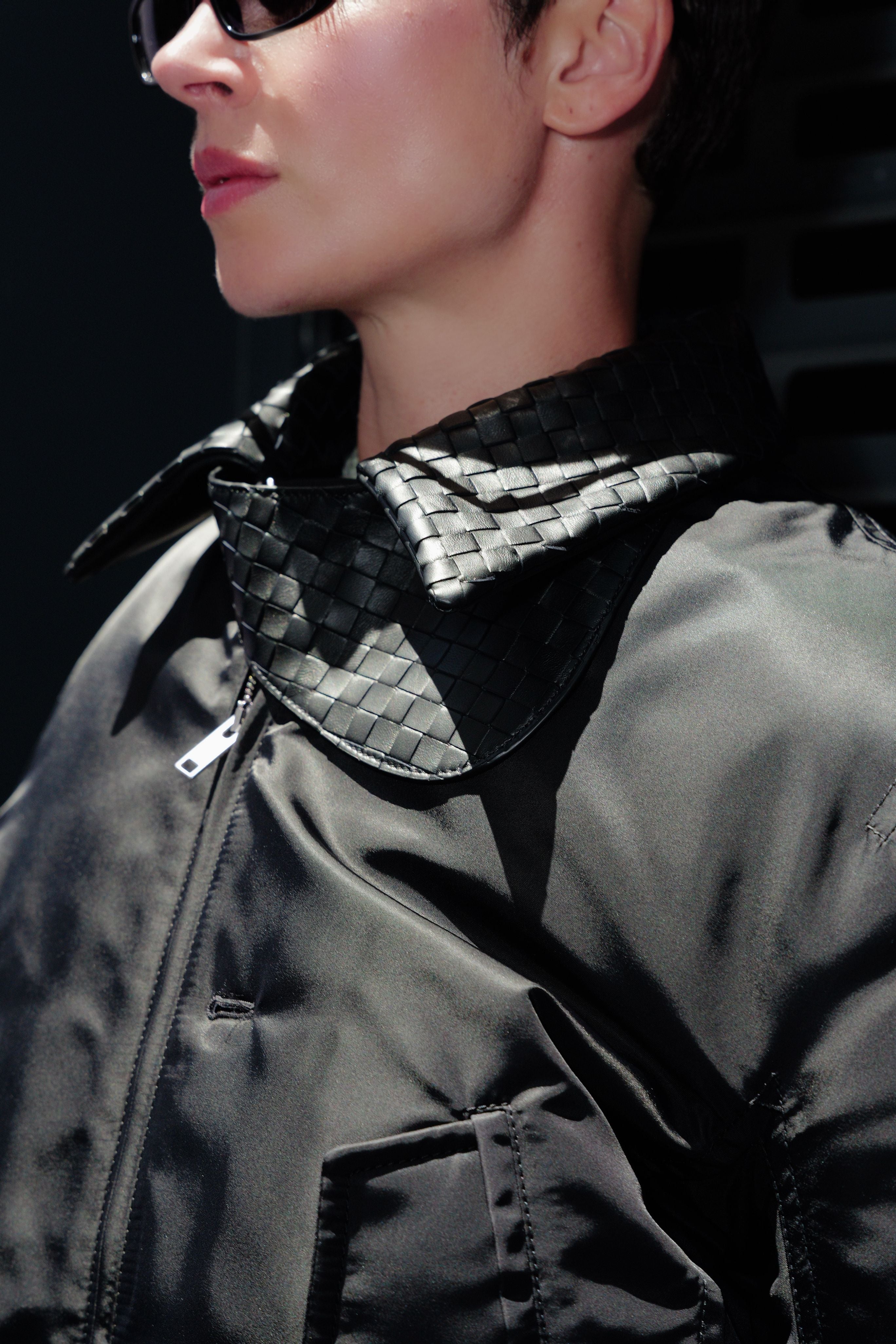 Padded Nylon Bomber