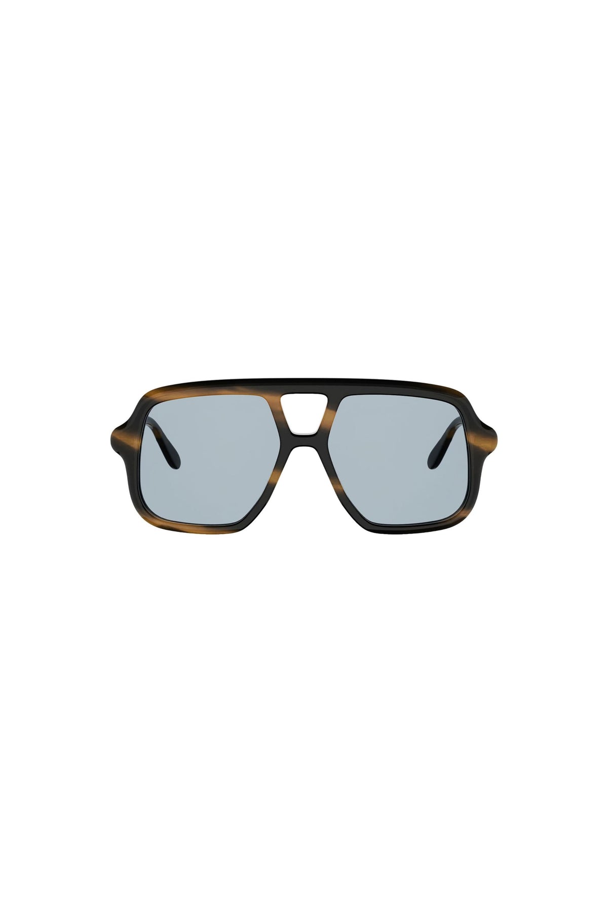 Slim Sunglasses - Dark Havana / Blue
