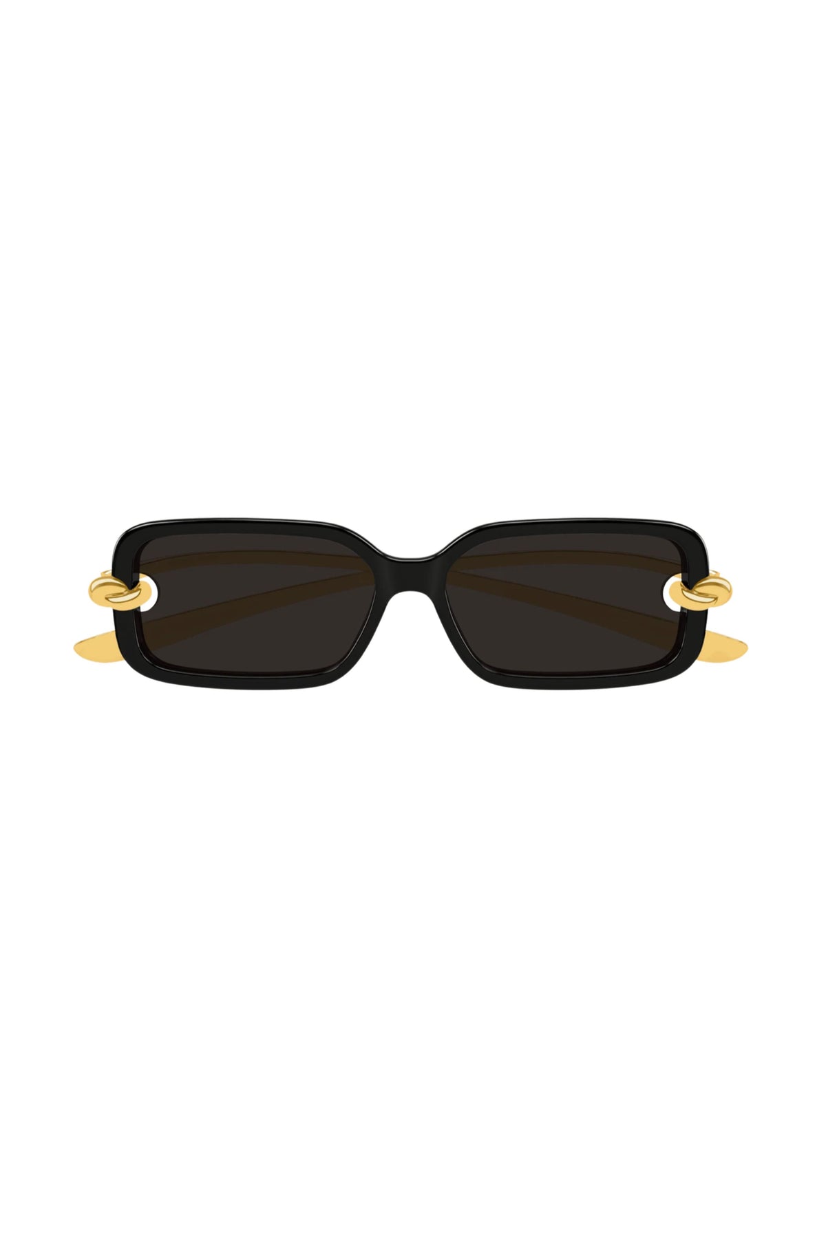 Rectangle Knot Sunglasses - Black