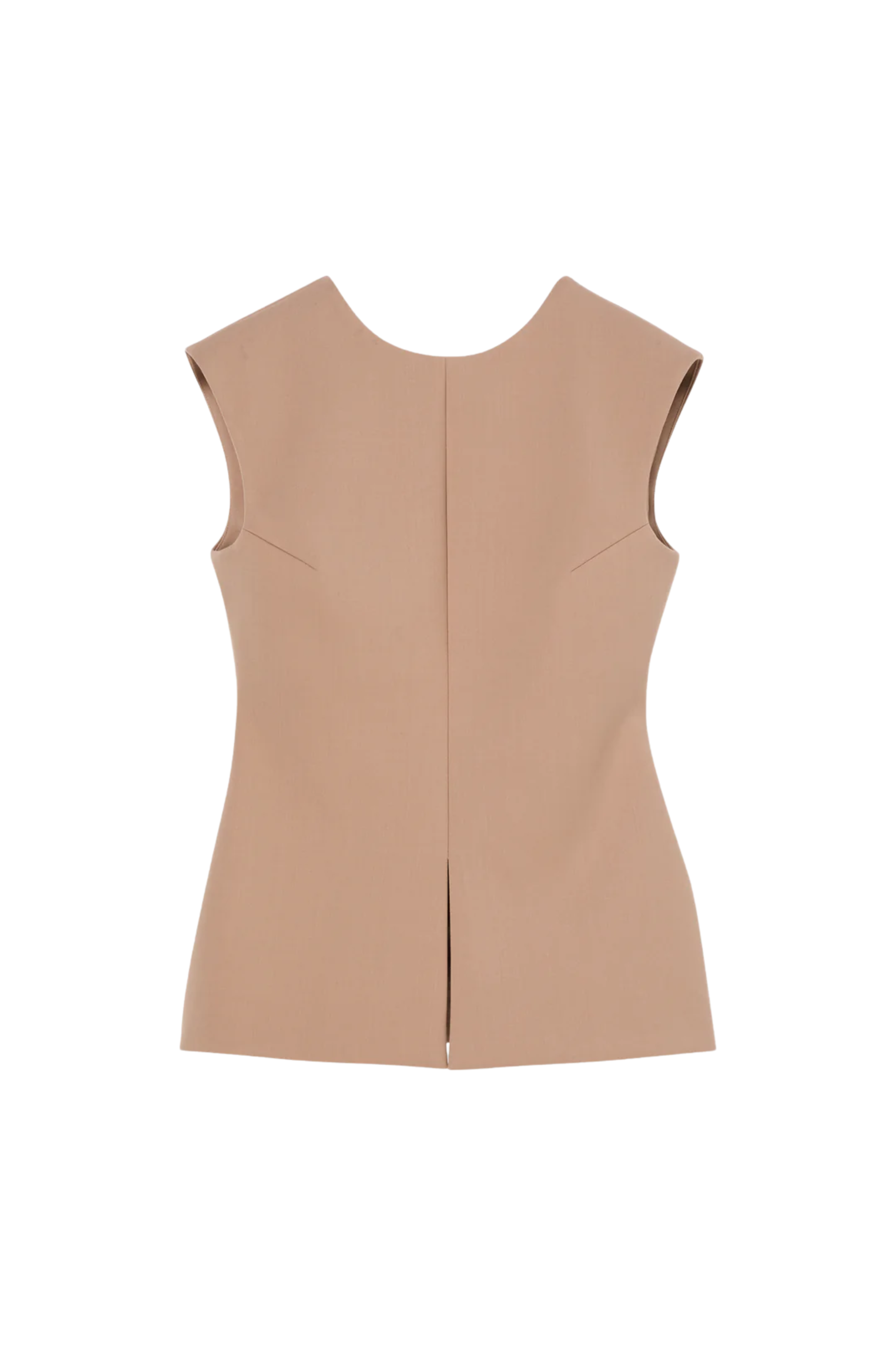 Curved Open Back Top