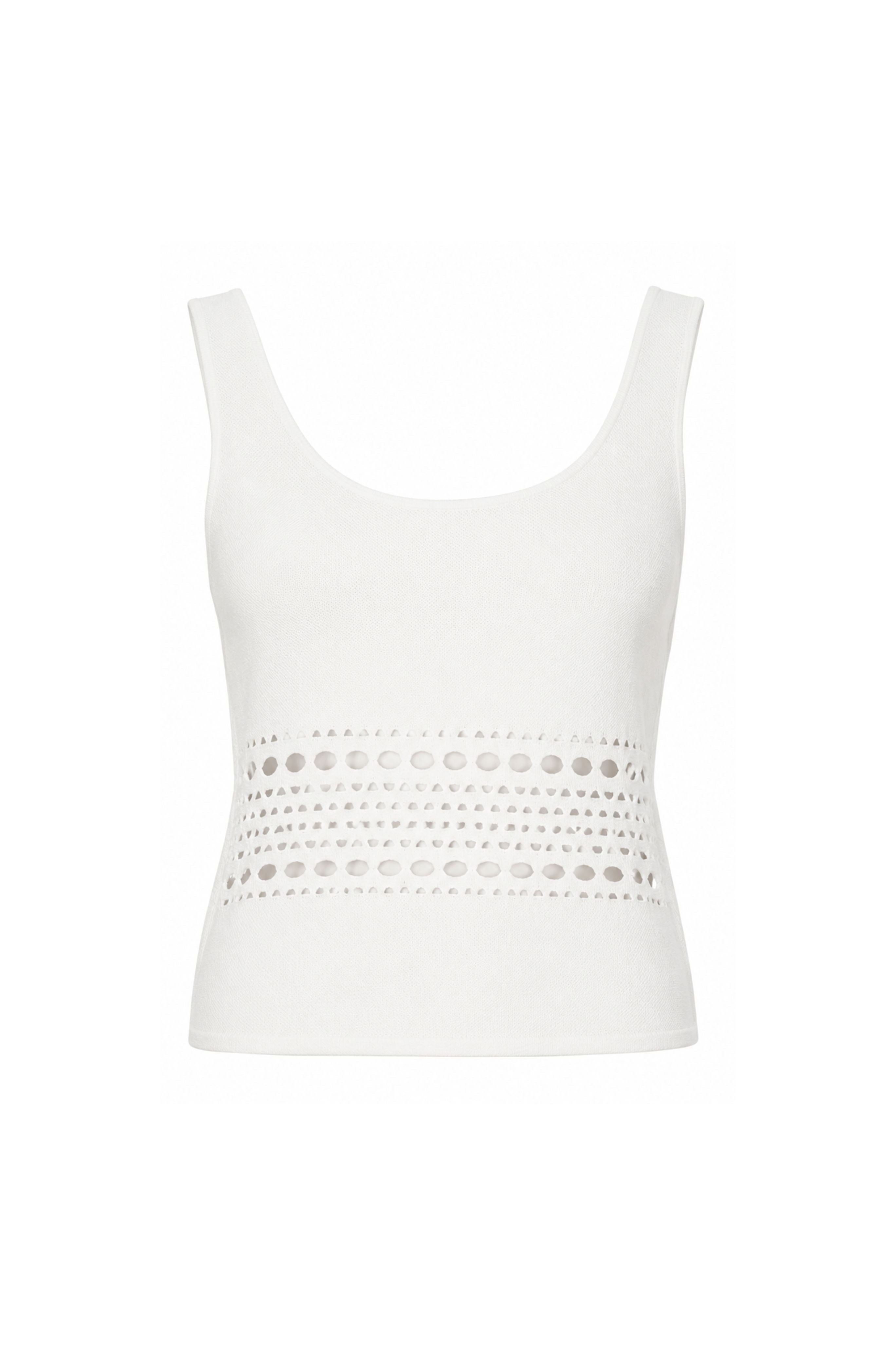 Fitzgerald Open Stitch Knit Tank
