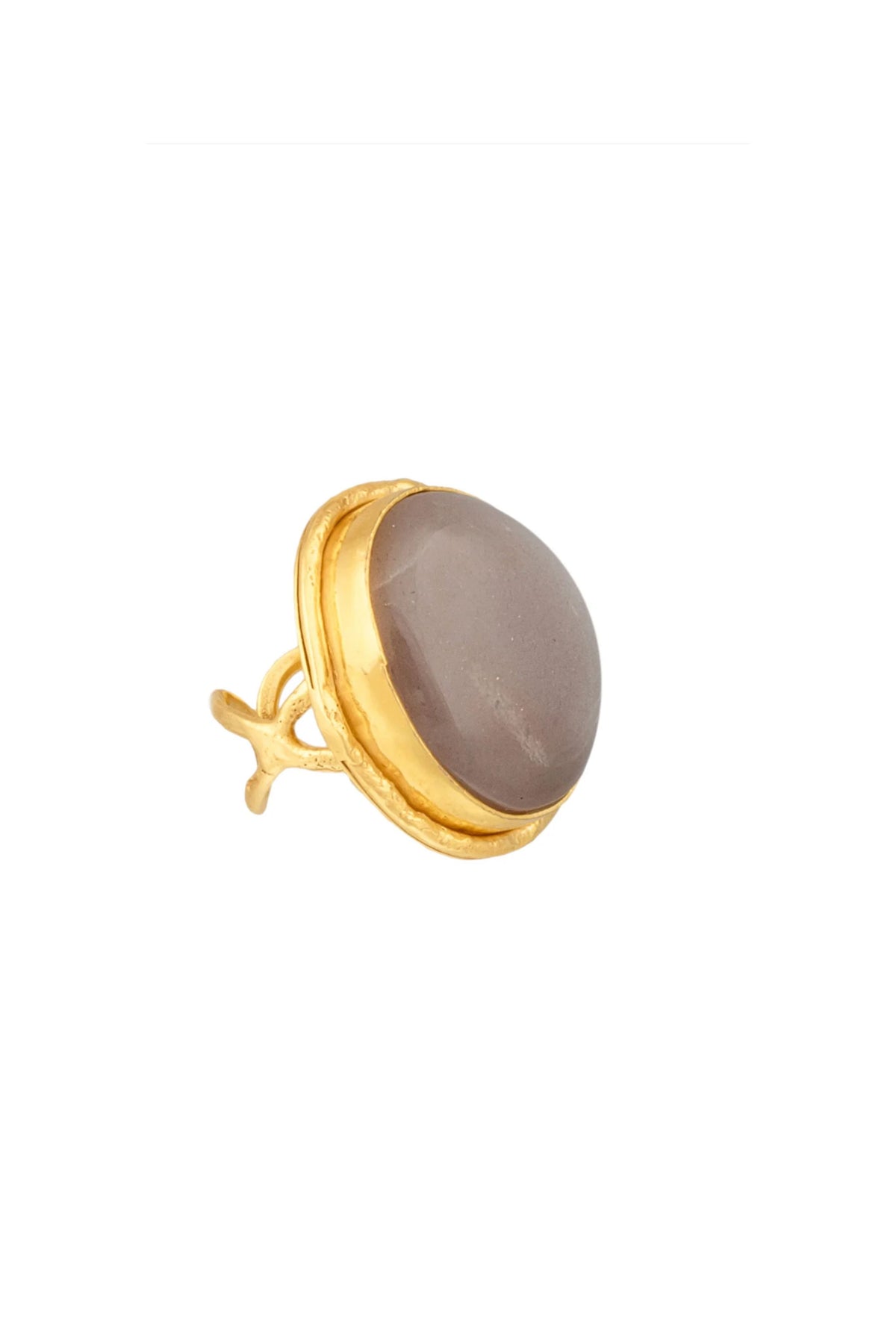 Macaron Ring - Purple Moonstone