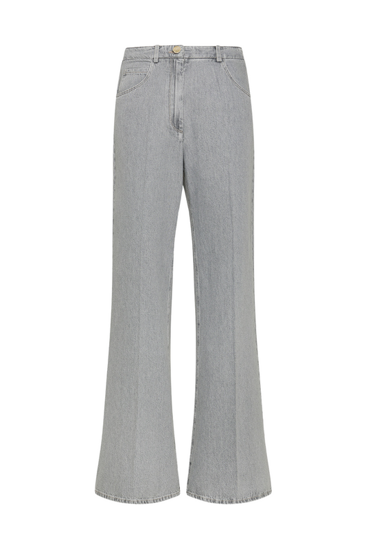 Grey Denim Pants
