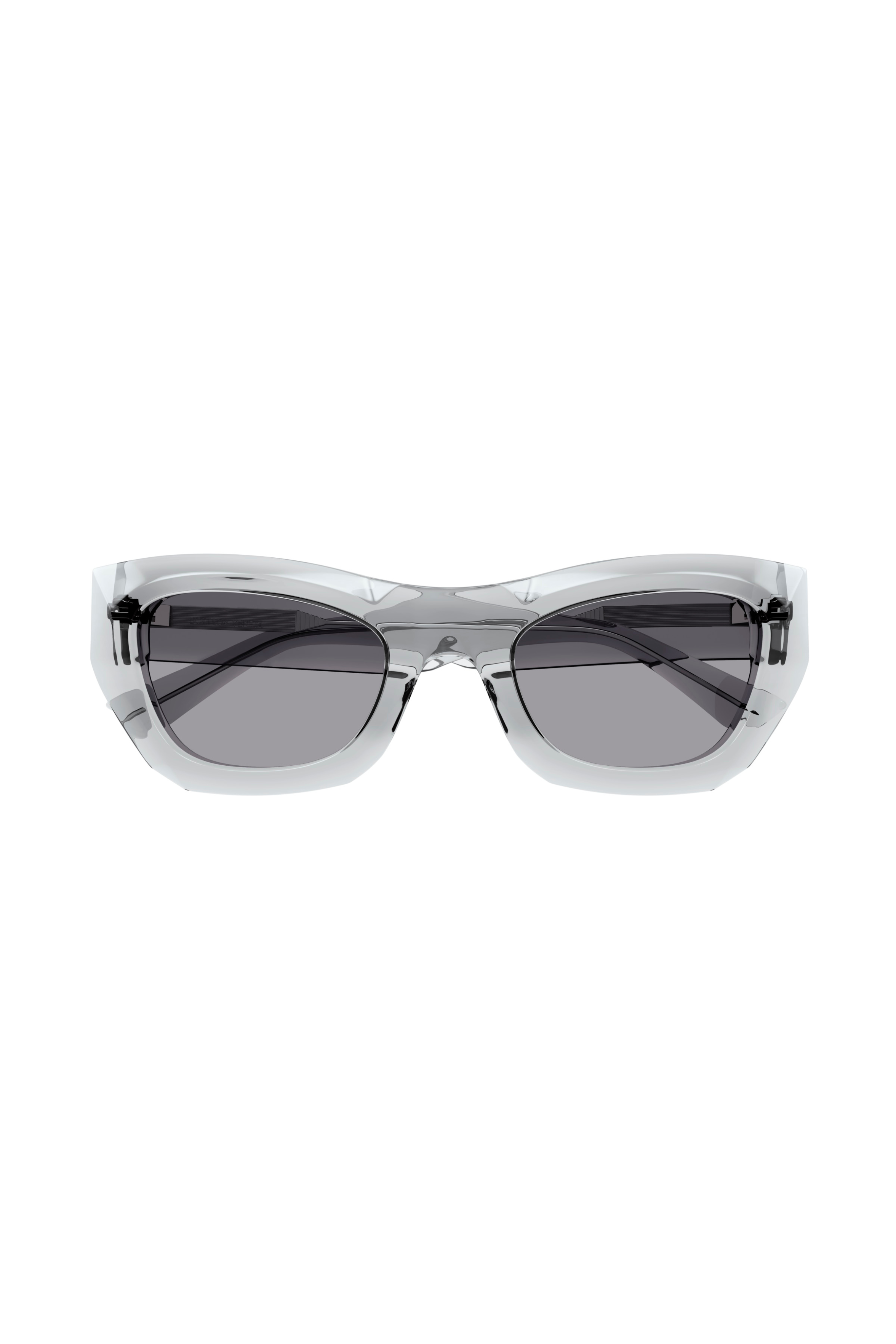 BOTTEGA VENETA Shiny Transparent Cat Eye Sunglasses
