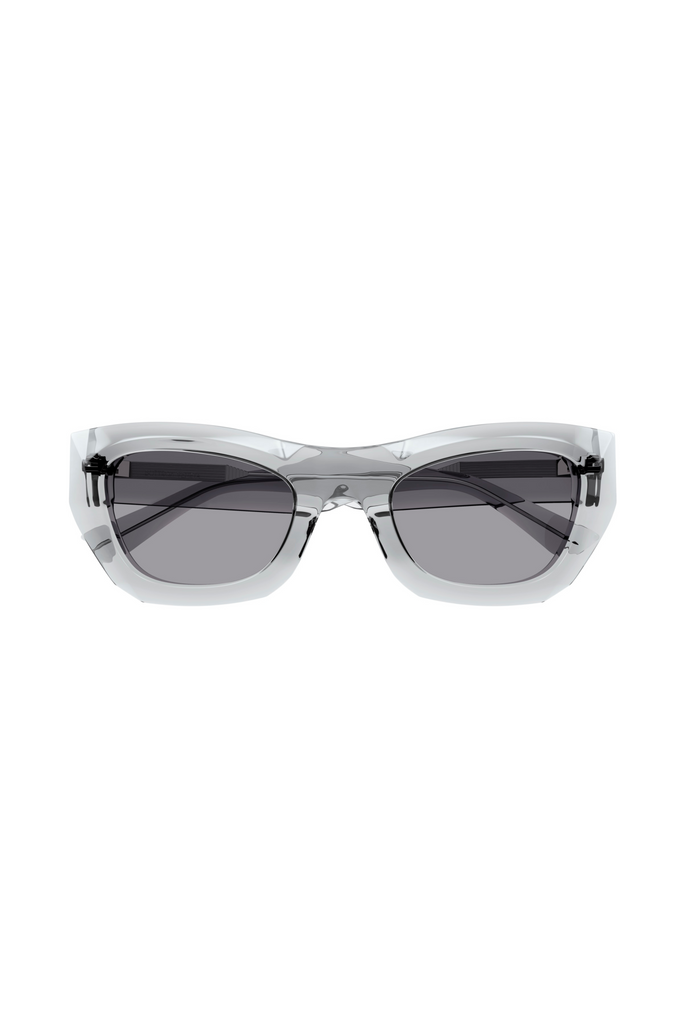 BOTTEGA VENETA Shiny Transparent Cat Eye Sunglasses