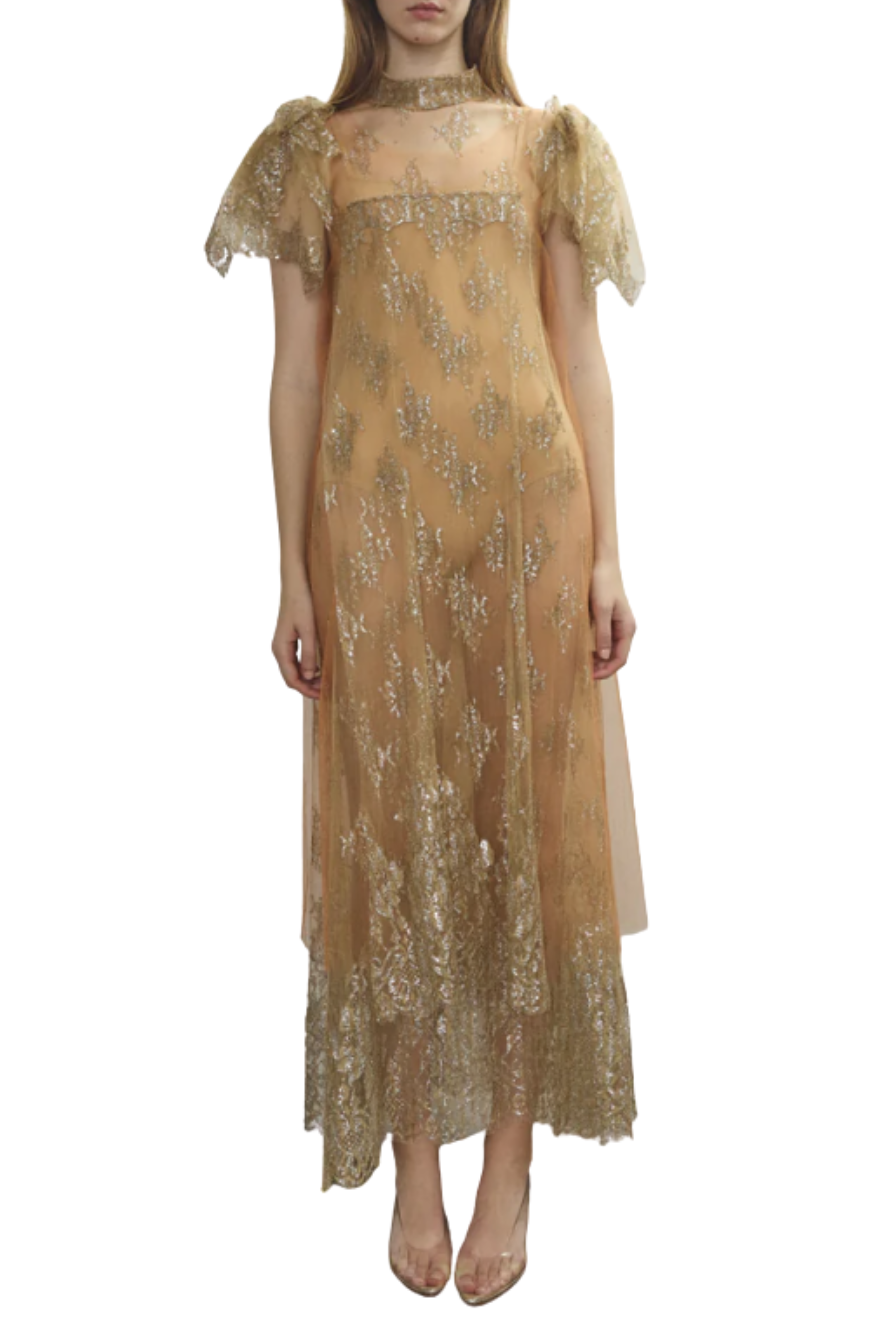 Moony Lace Gown