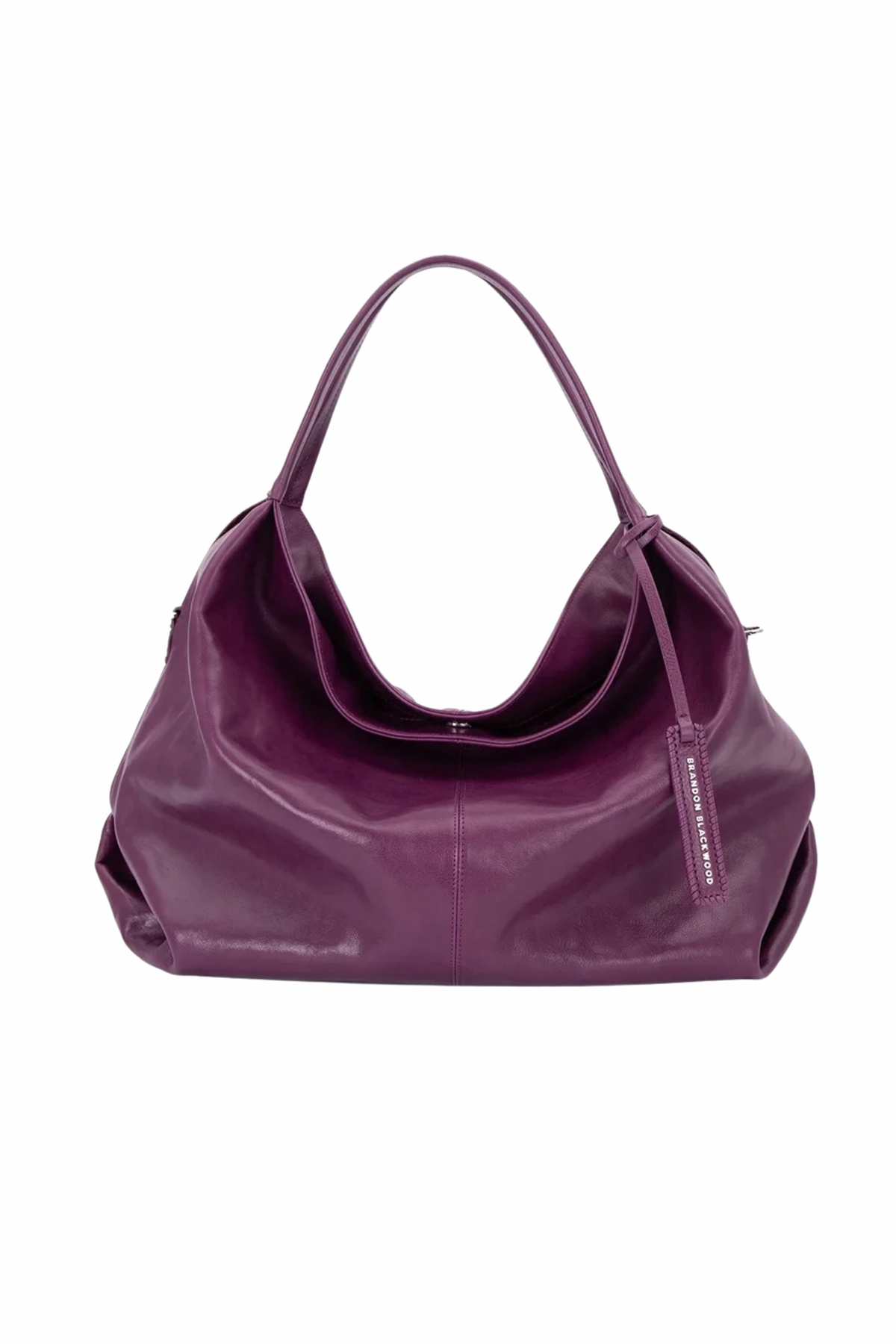 Sylvia Bag - Eggplant Leather