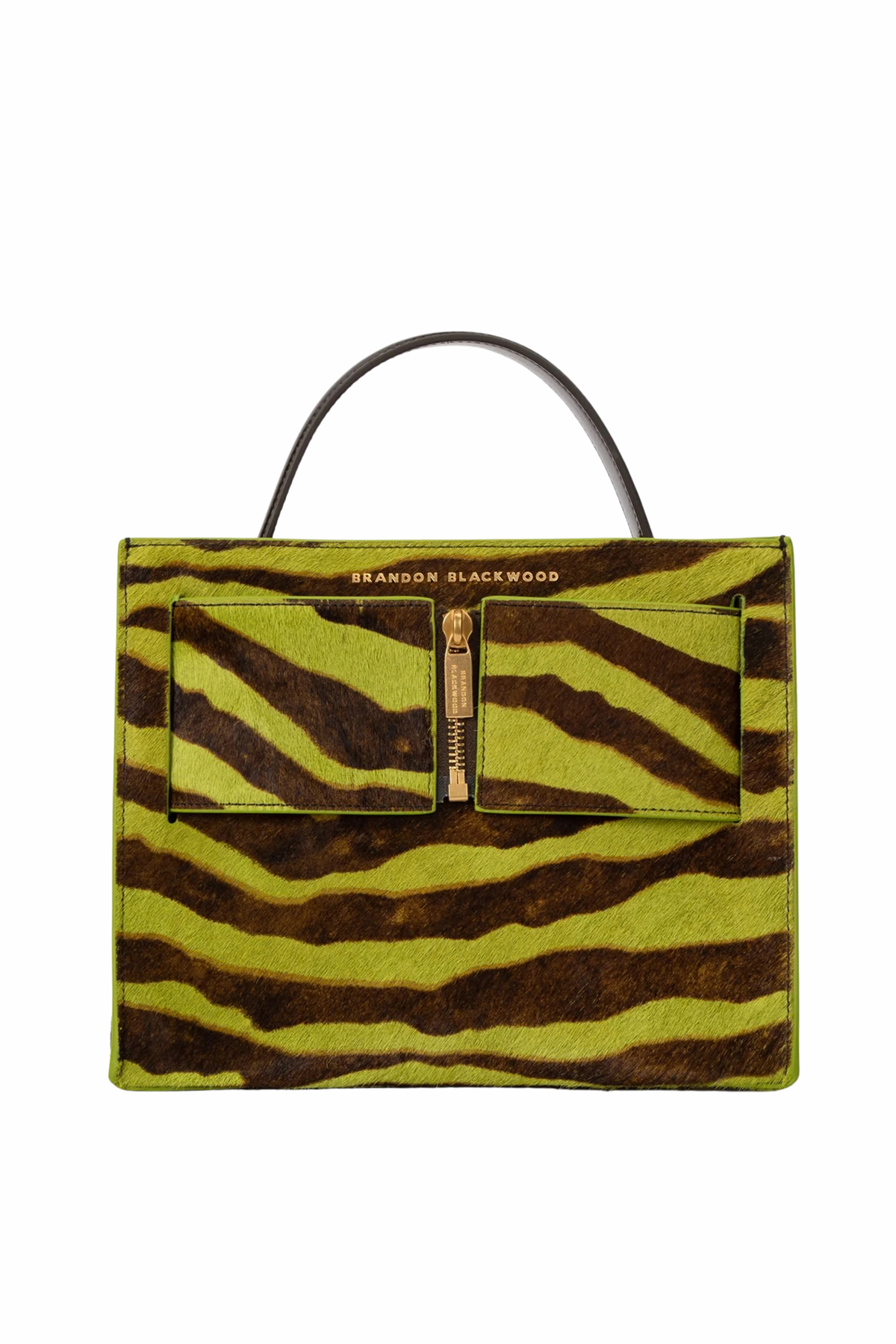 Soft Medium Kuei® - Green Zebra Ponyhair
