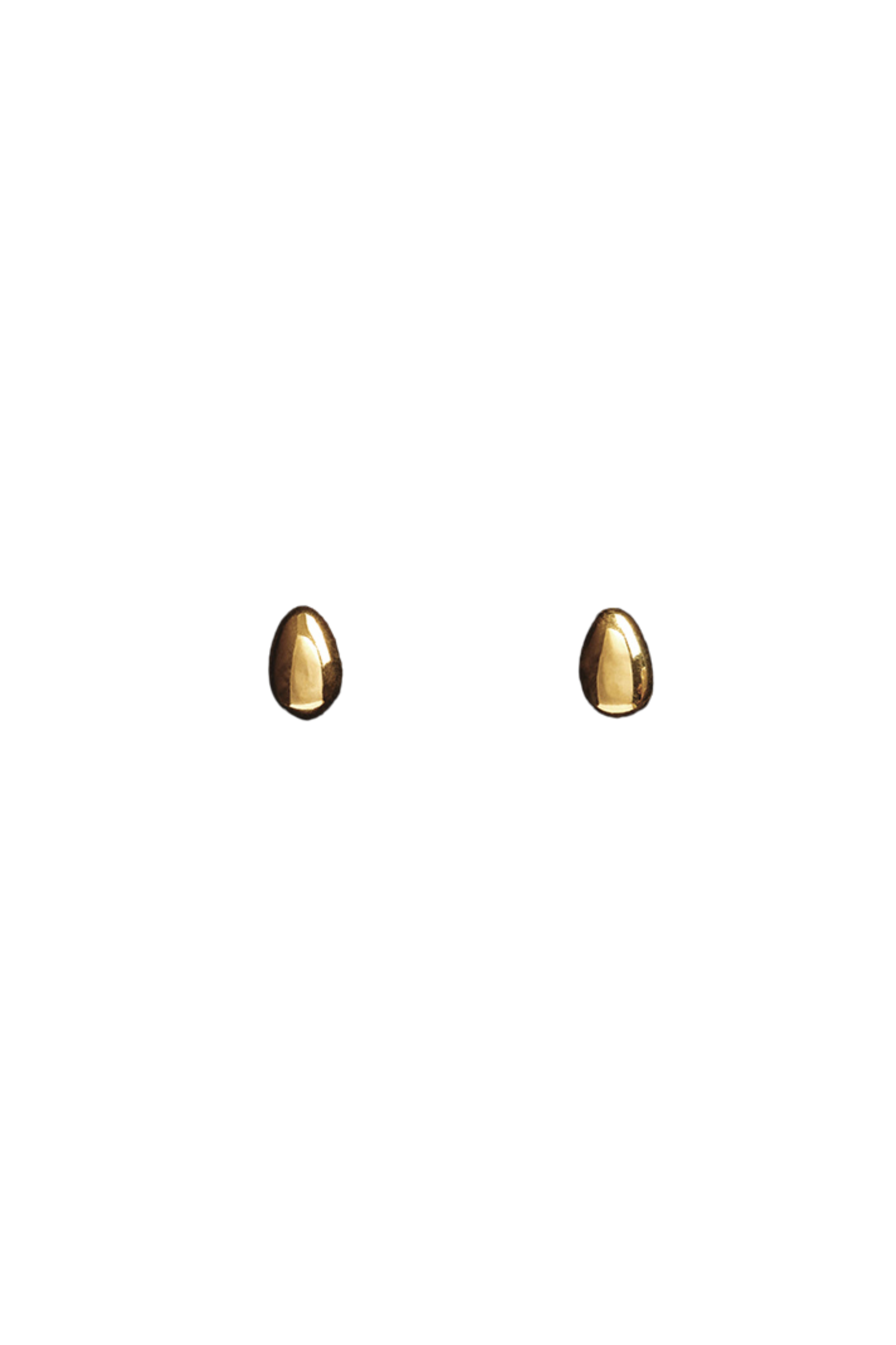 Gold Tiny Egg Studs