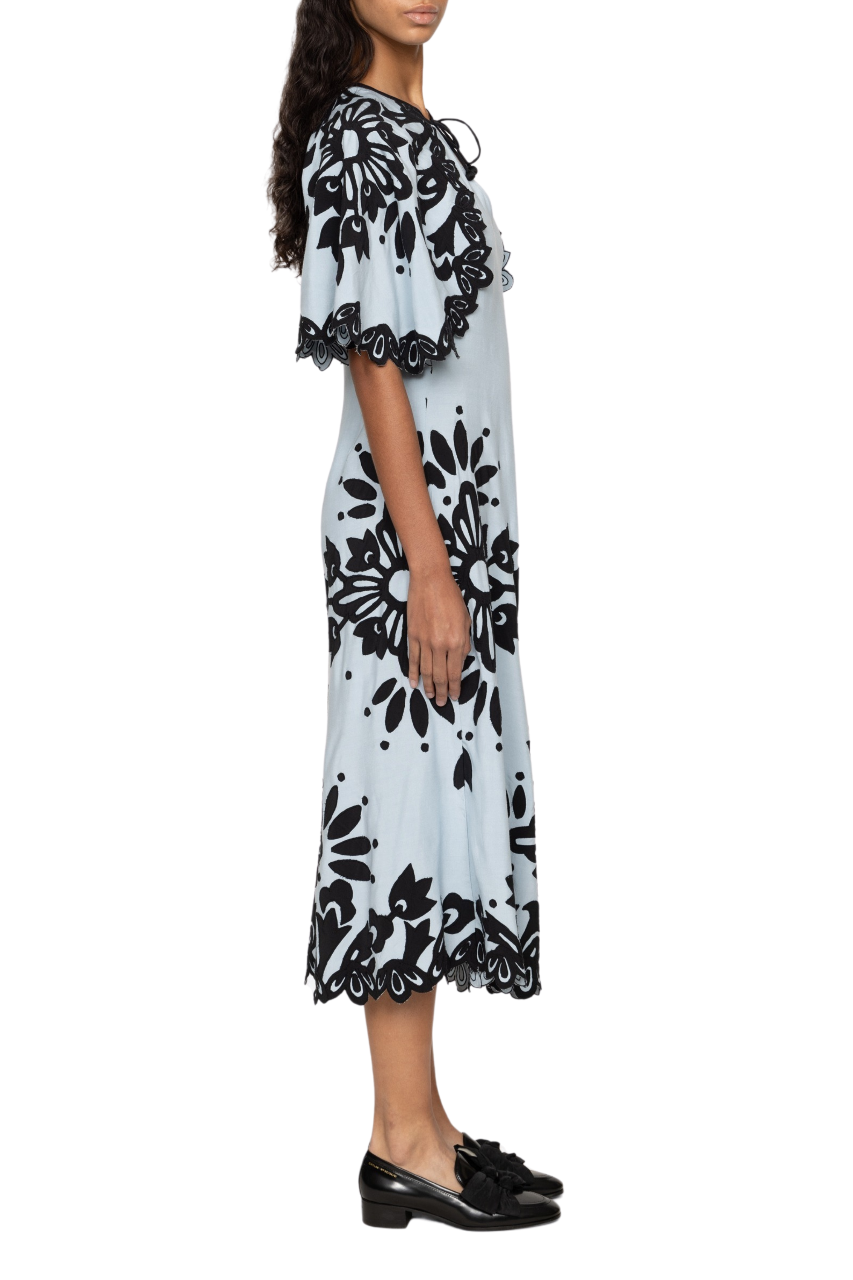 Liliana Applique Maxi Sleeveless Dress