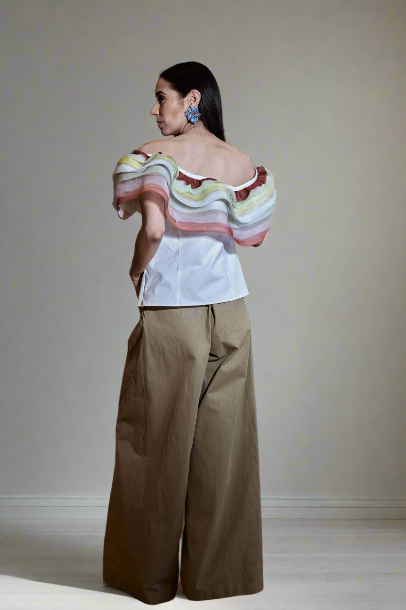 DRIES VAN NOTEN Wide Leg Pants