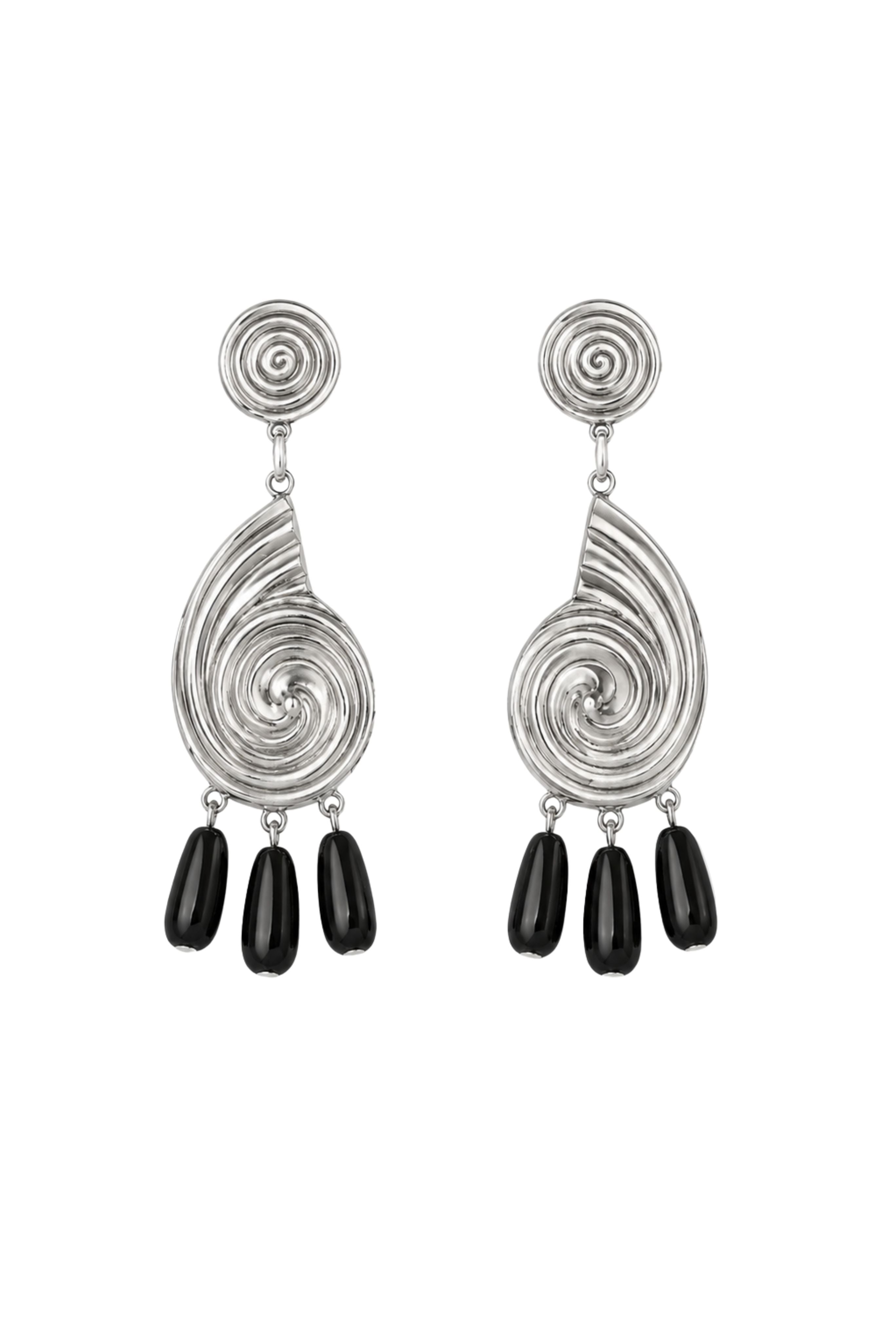 Eliza Onyx Earrings