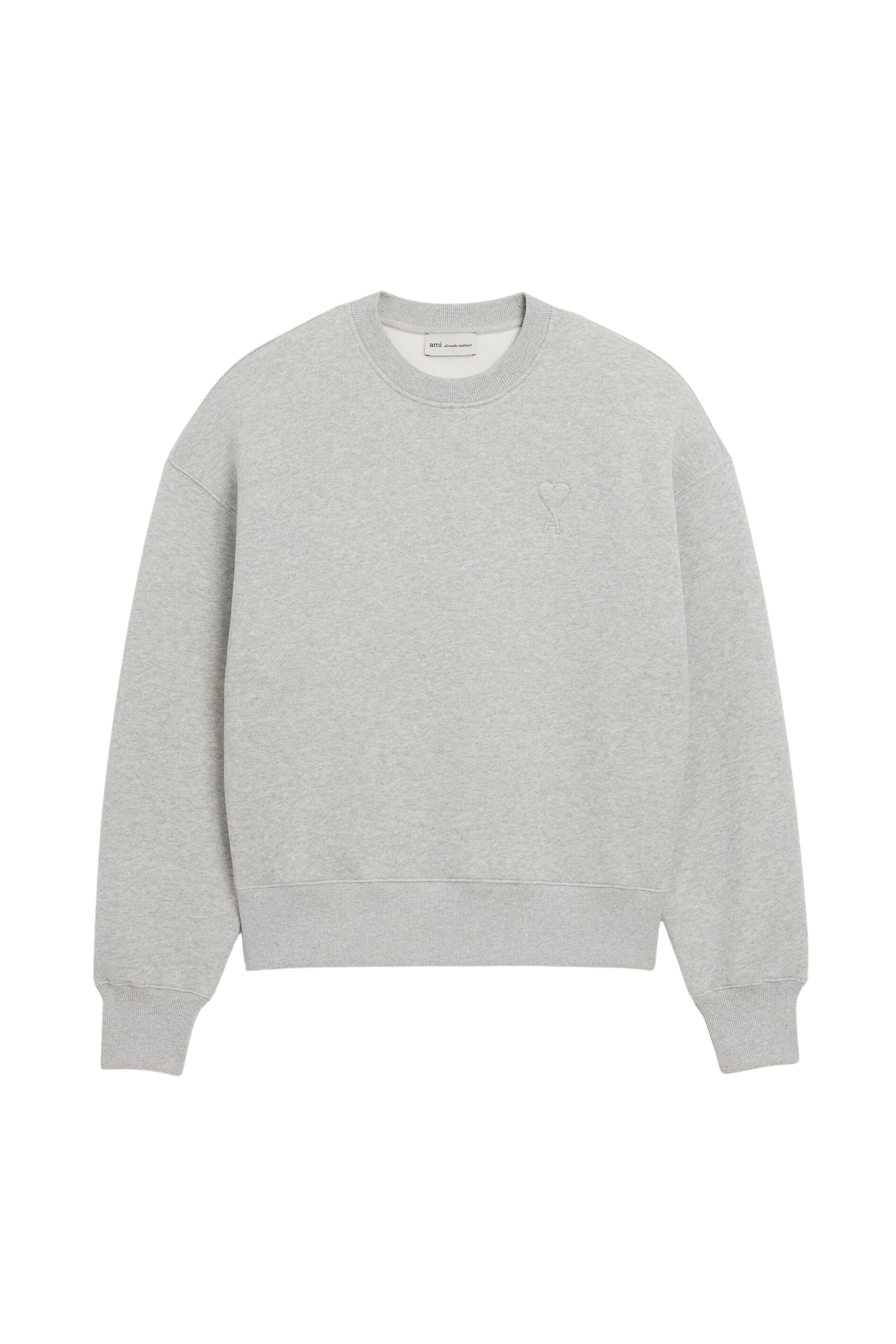 Big Ami De Coeur Embossed Sweatshirt - Grey