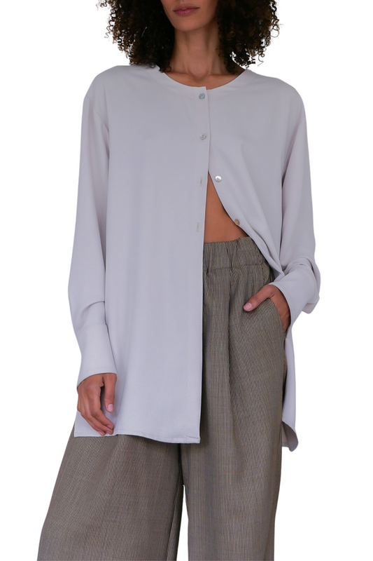 Crepe Cardigan Blouse