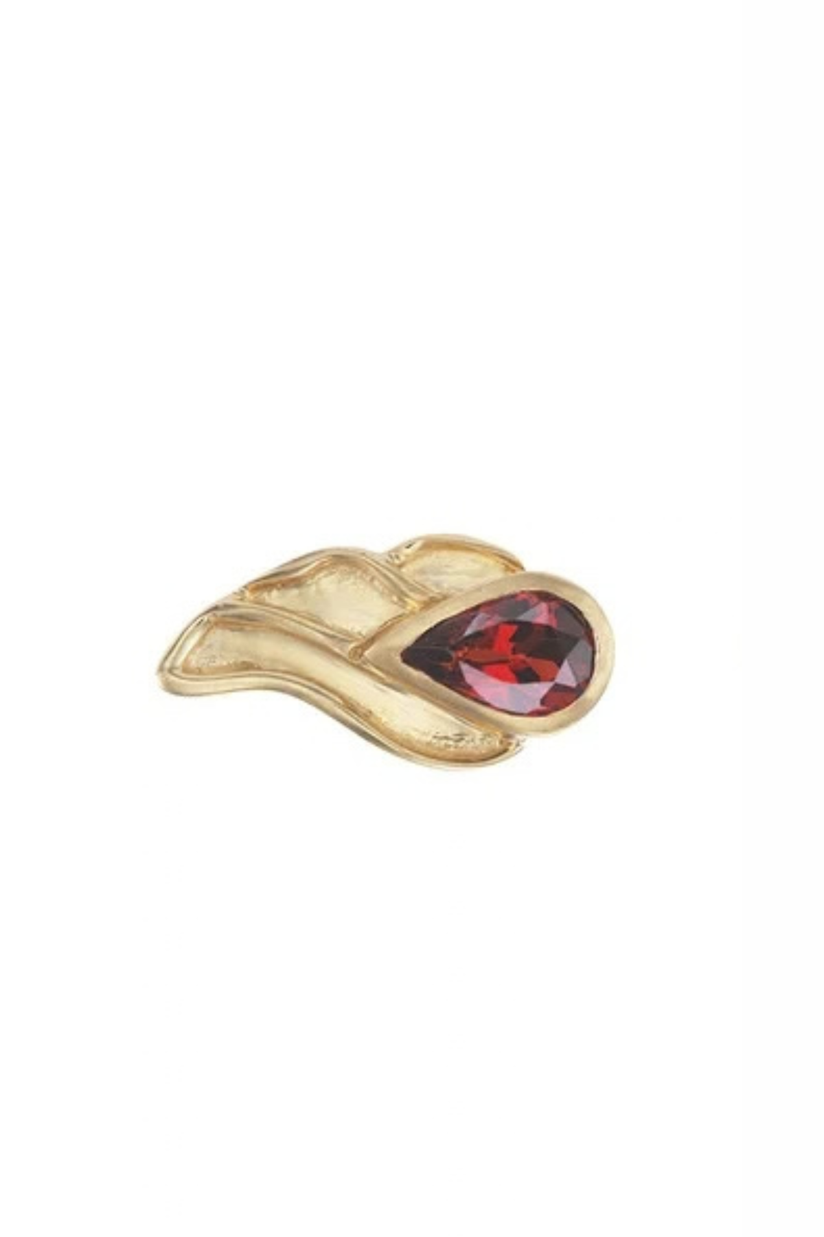 Flame Stud - Red Garnet