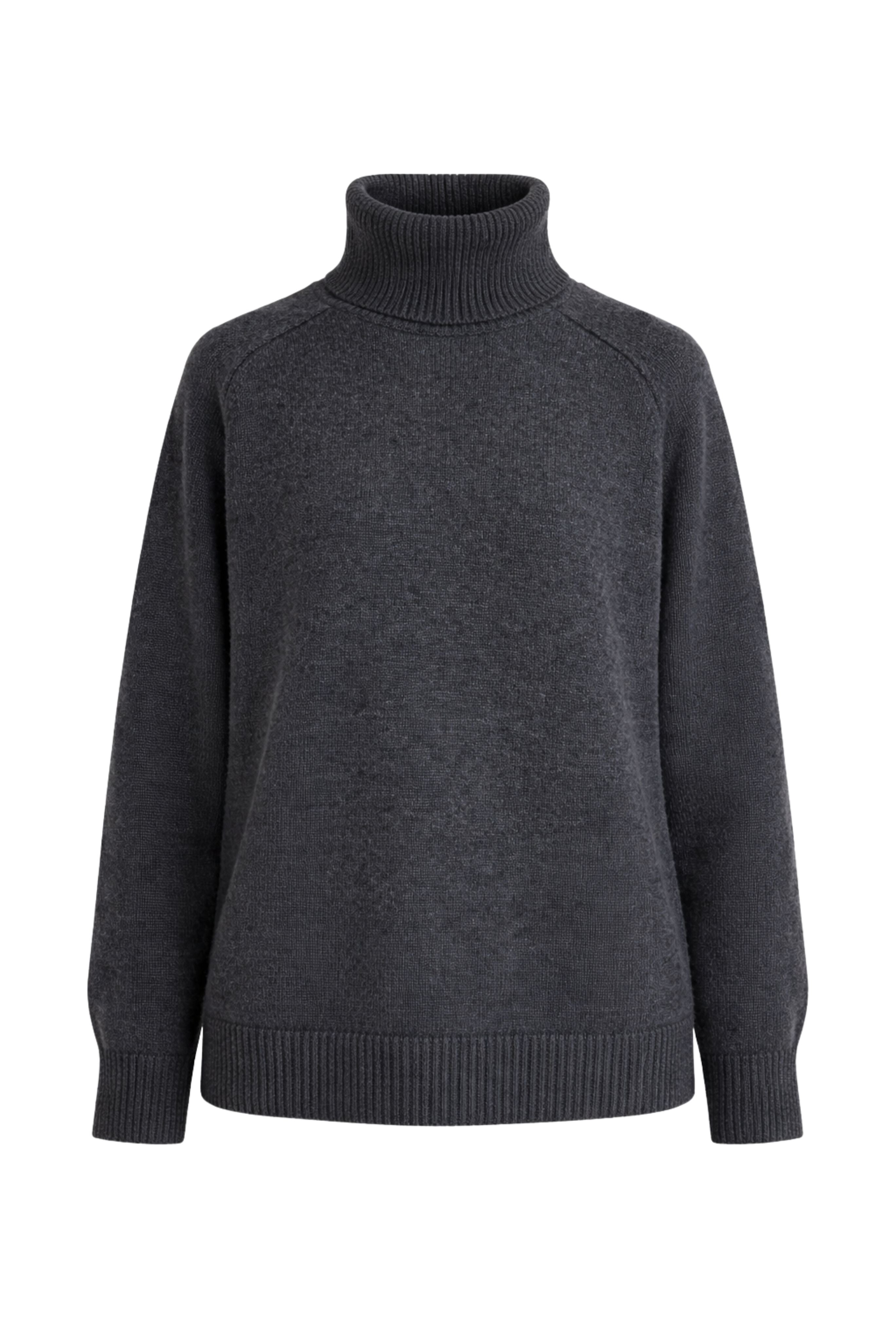 Cashmere Sweater T-Neck Oversized Pullover